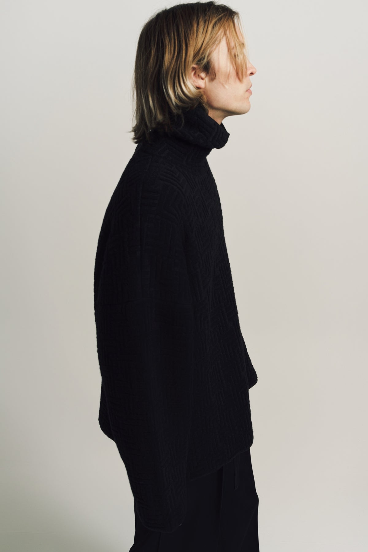 FEAR OF GOD | WOOL JACQUARD HIGH NECK SWEATER - MAXFIELD LA