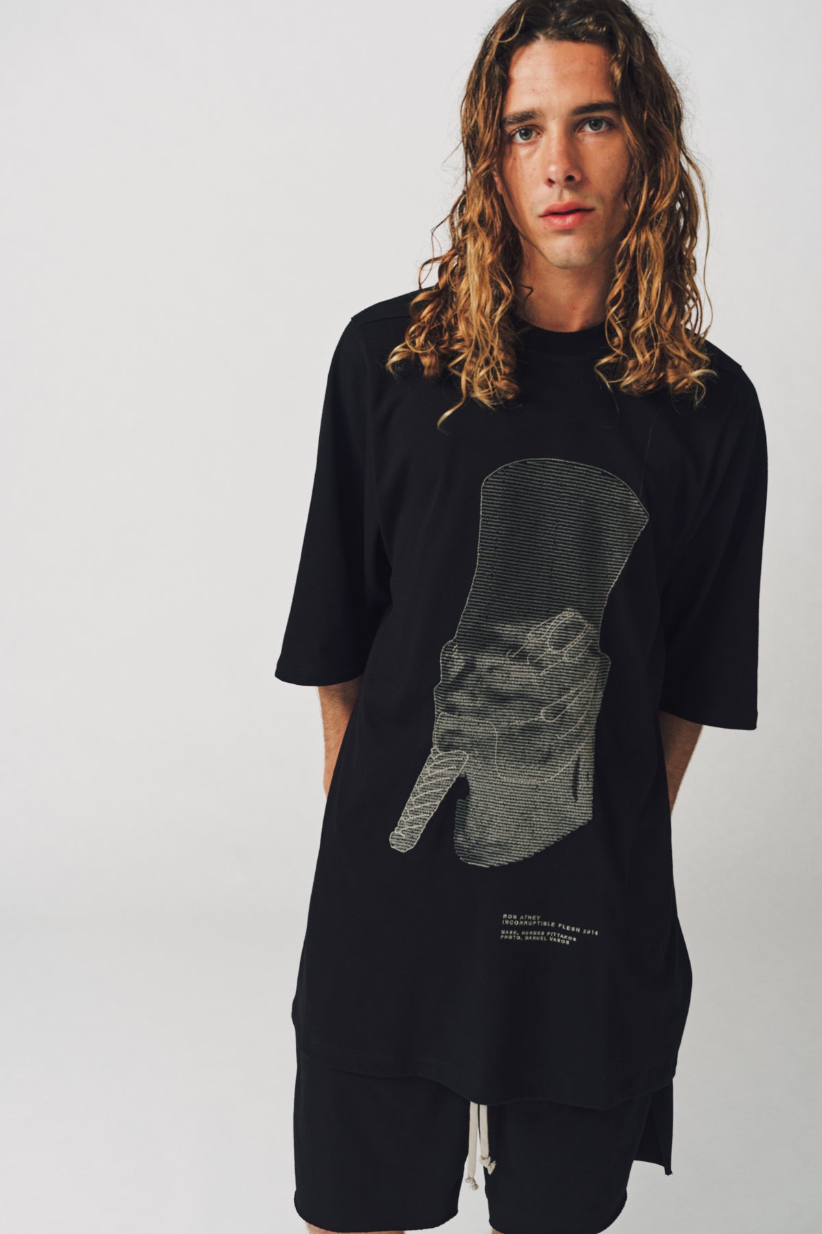 RICK OWENS | RON JUMBO SHORT SLEEVE TEE - MAXFIELD LA