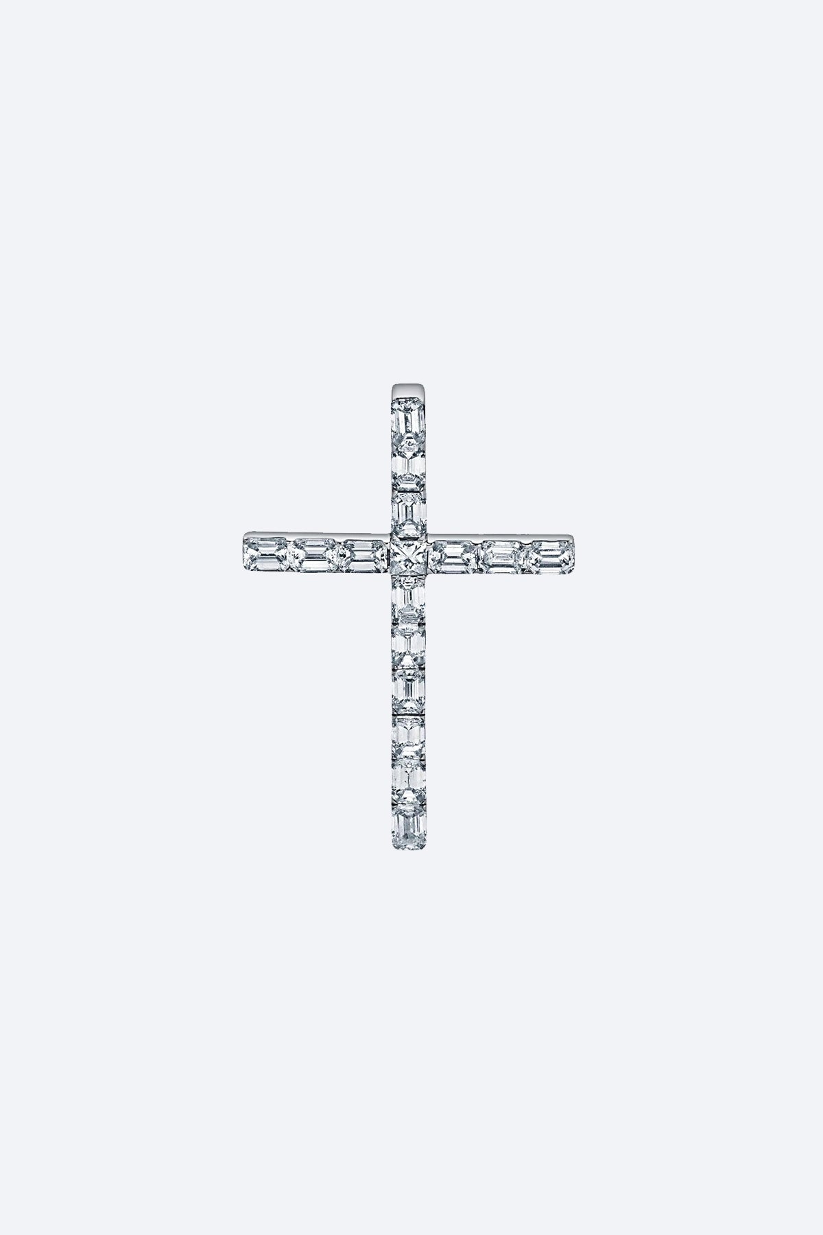 ALEX MOSS | DIVINITY CROSS PENDANT - WHITE - MAXFIELD LA