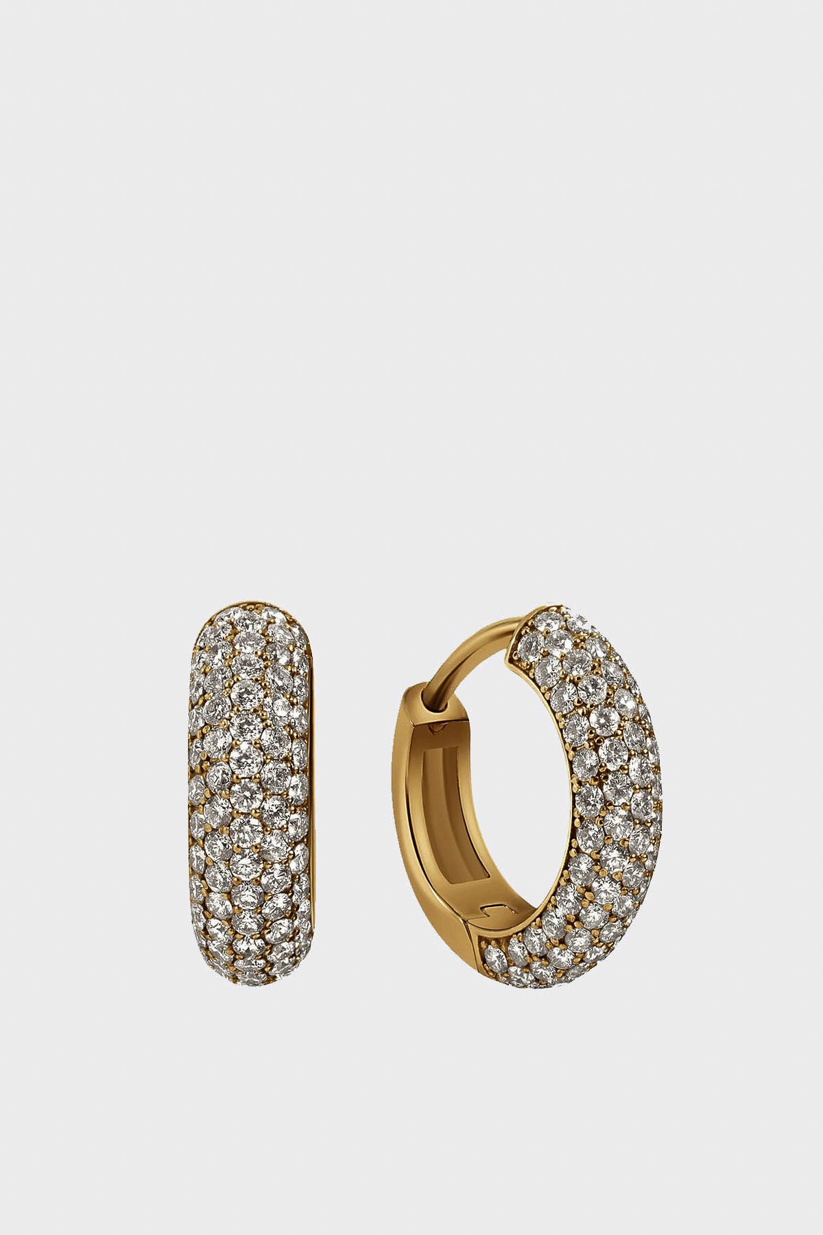 ALEX MOSS | HUGGIE EARRINGS - YELLOW