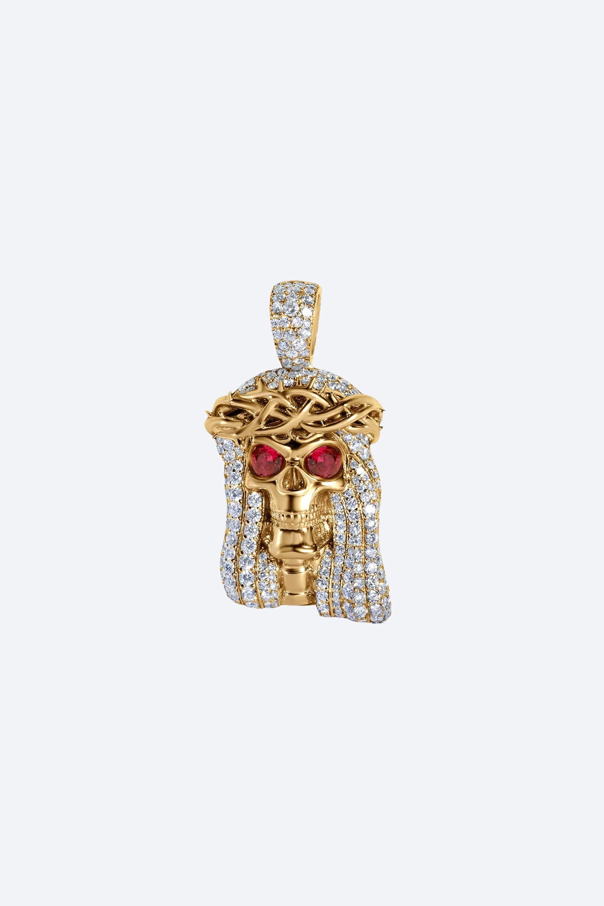 ALEX MOSS | SKULL JESUS PIECE - YELLOW - MAXFIELD LA