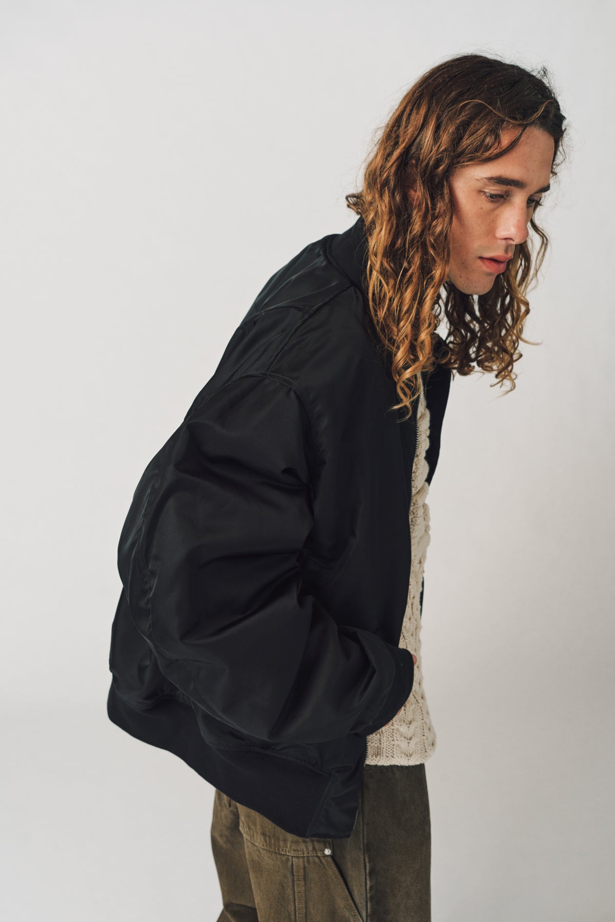 GIVENCHY | REVERSIBLE DENIM BOMBER JACKET - MAXFIELD LA