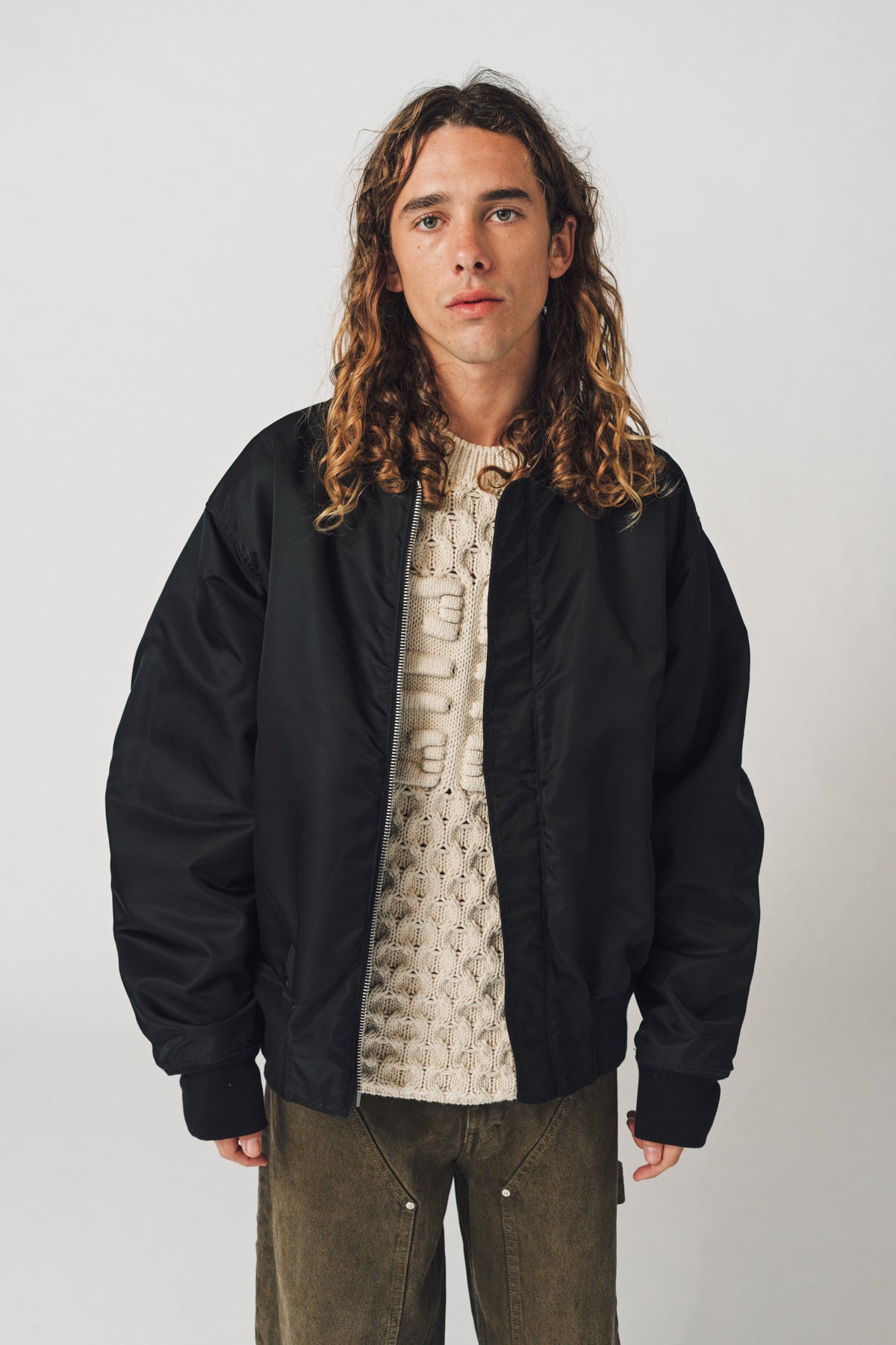 GIVENCHY | REVERSIBLE DENIM BOMBER JACKET - MAXFIELD LA