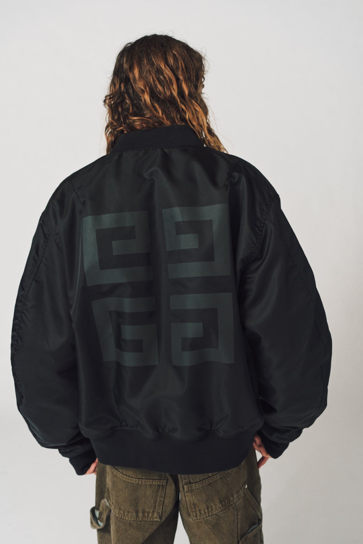 GIVENCHY | REVERSIBLE DENIM BOMBER JACKET - MAXFIELD LA