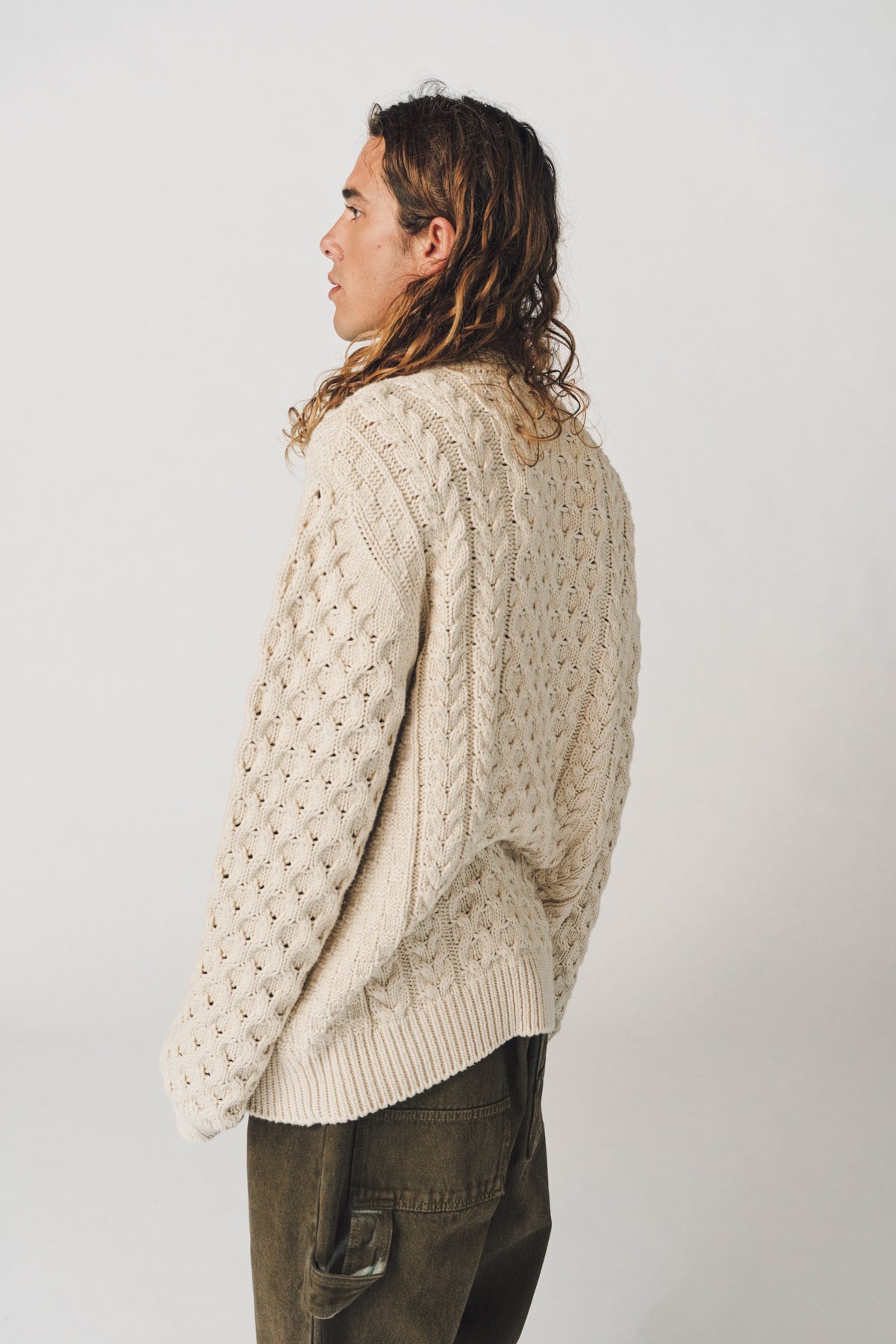 GIVENCHY | 4G CABLE-KNIT SWEATER - MAXFIELD LA