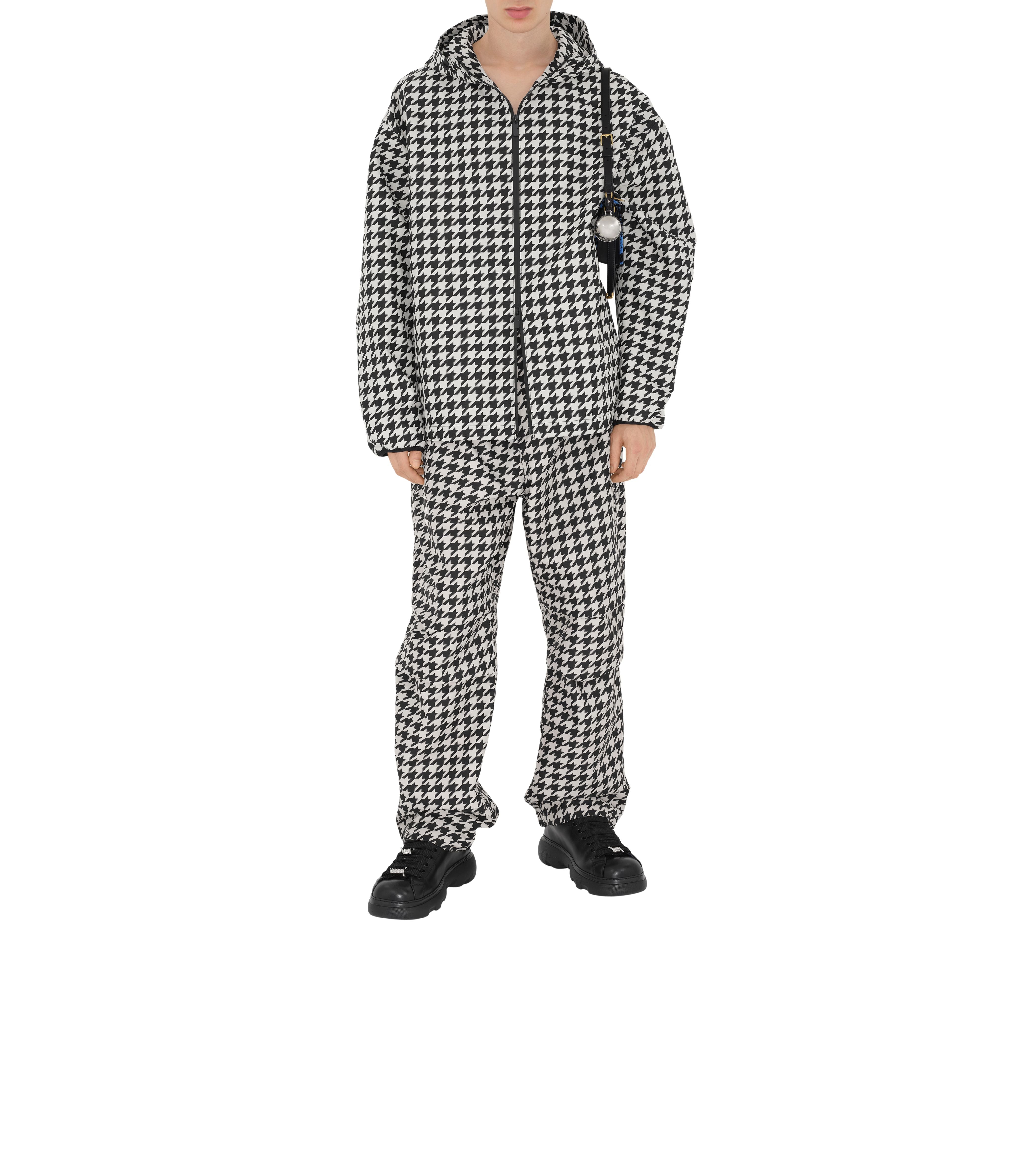 BURBERRY | HOUNDSTOOTH CARGO TROUSERS