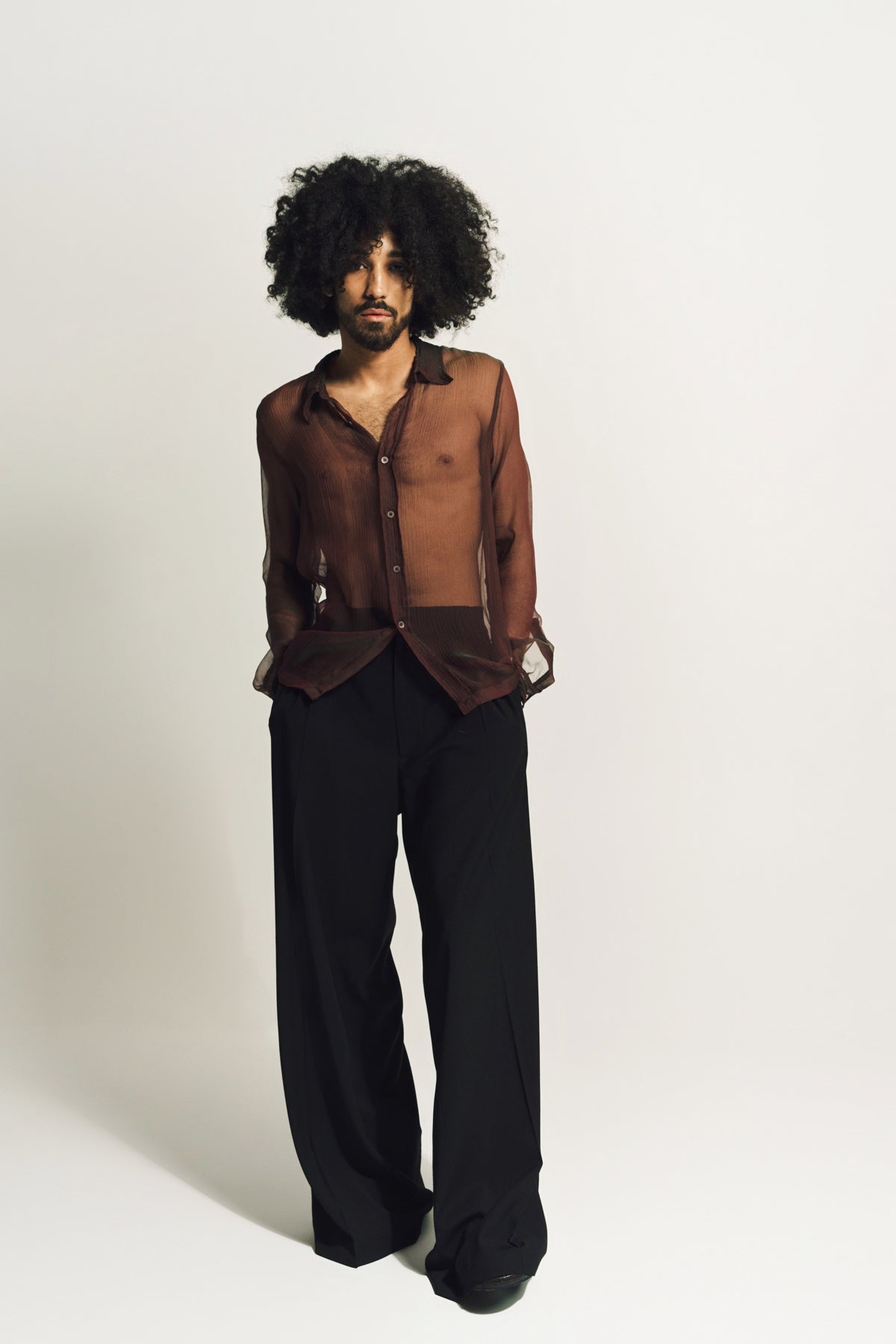 DRIES VAN NOTEN | WIDE PLEATED PANTS - MAXFIELD LA
