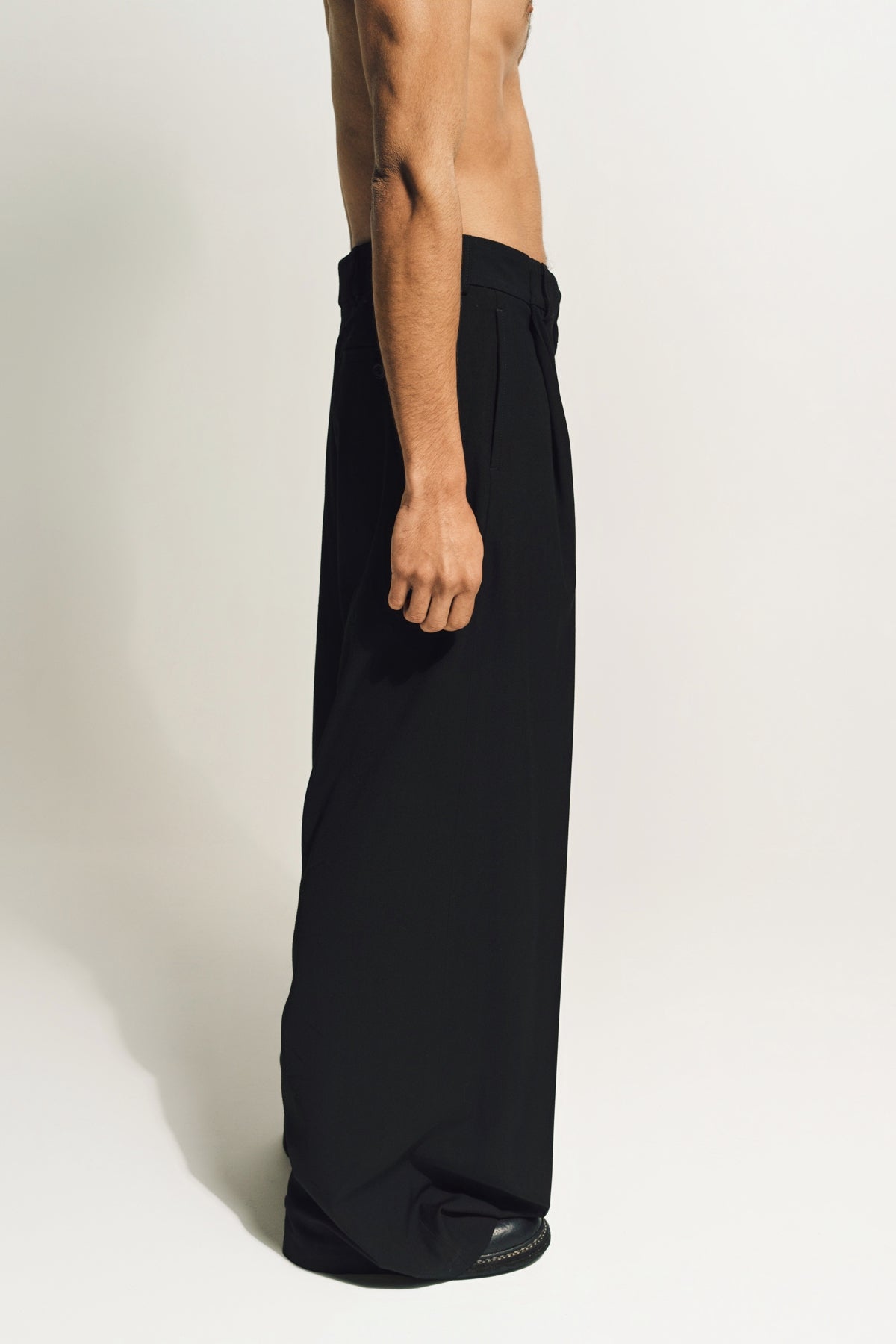 DRIES VAN NOTEN | WIDE PLEATED PANTS - MAXFIELD LA