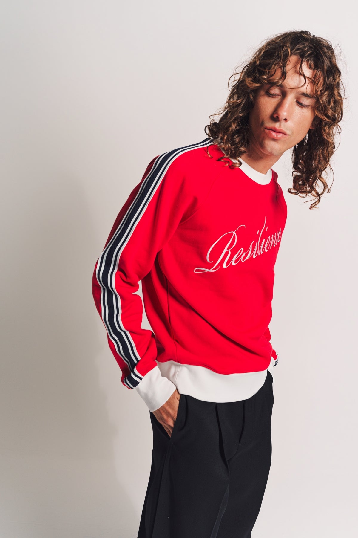 WALES BONNER | RESILIENCE CREWNECK - MAXFIELD LA
