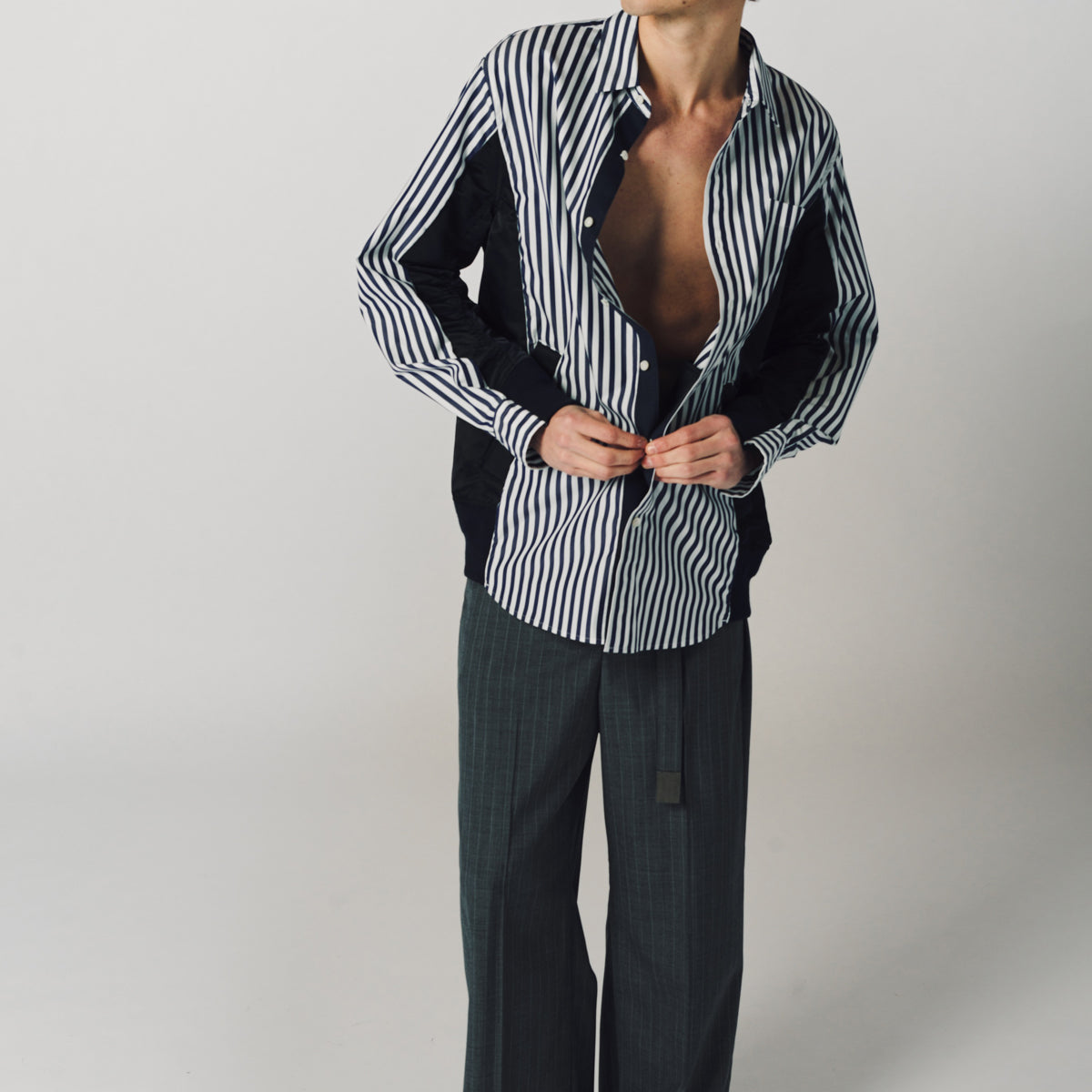 SACAI | CHALK STRIPE PANTS