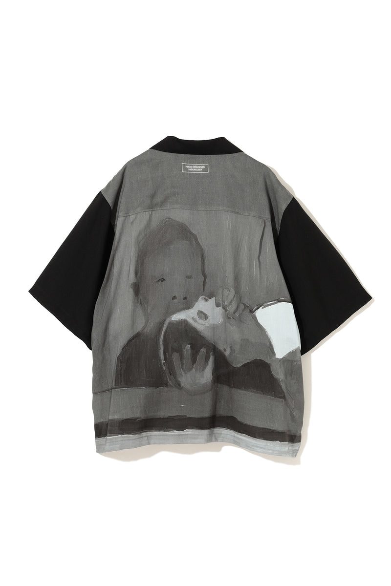 Undercover Short Oversized Graphic T-Shirt in Black main image 1