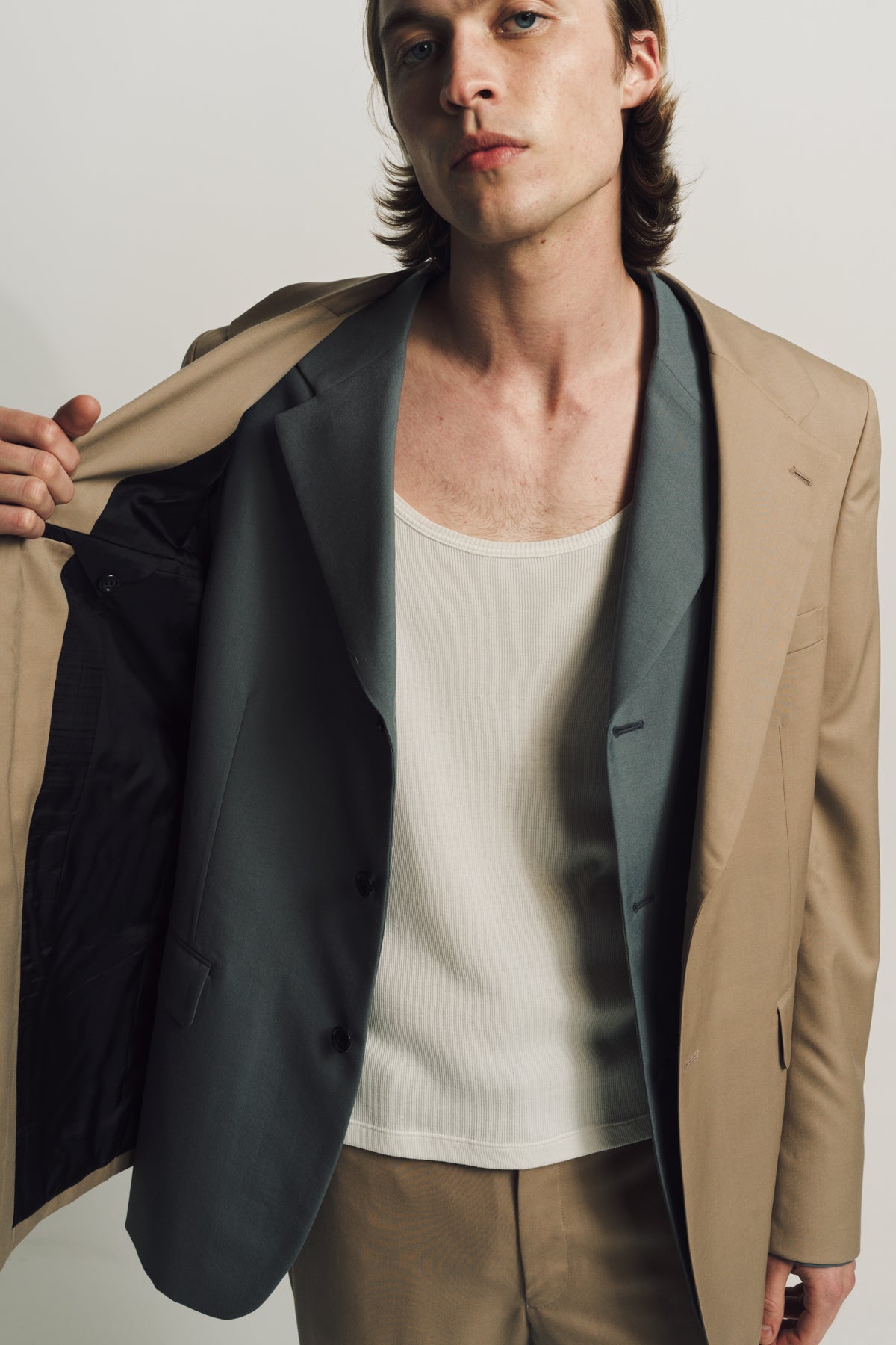 COMME DES GARCONS HOMME PLUS | DOUBLE LAYERED BLAZER - MAXFIELD LA