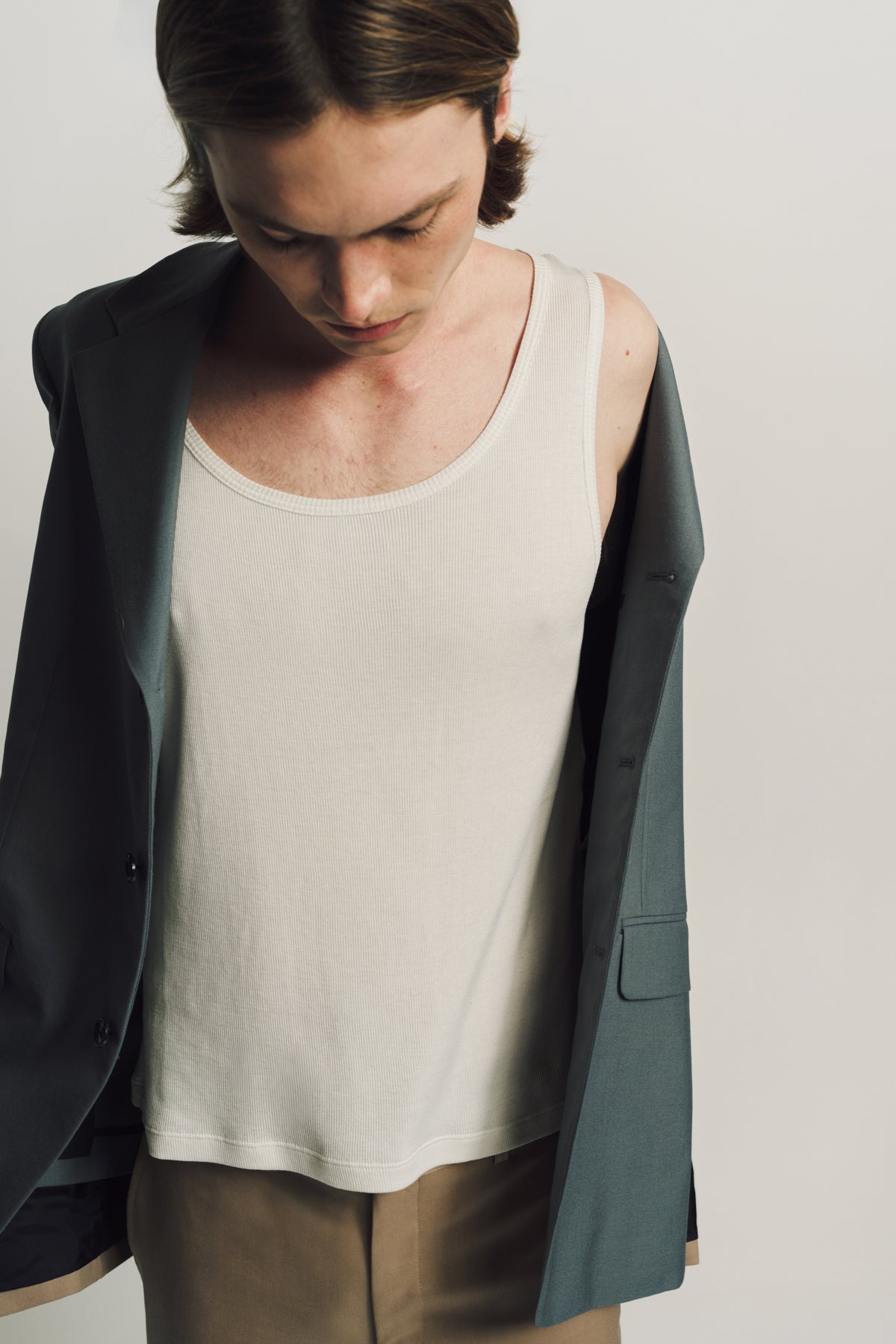 COMME DES GARCONS HOMME PLUS | DOUBLE LAYERED BLAZER - MAXFIELD LA
