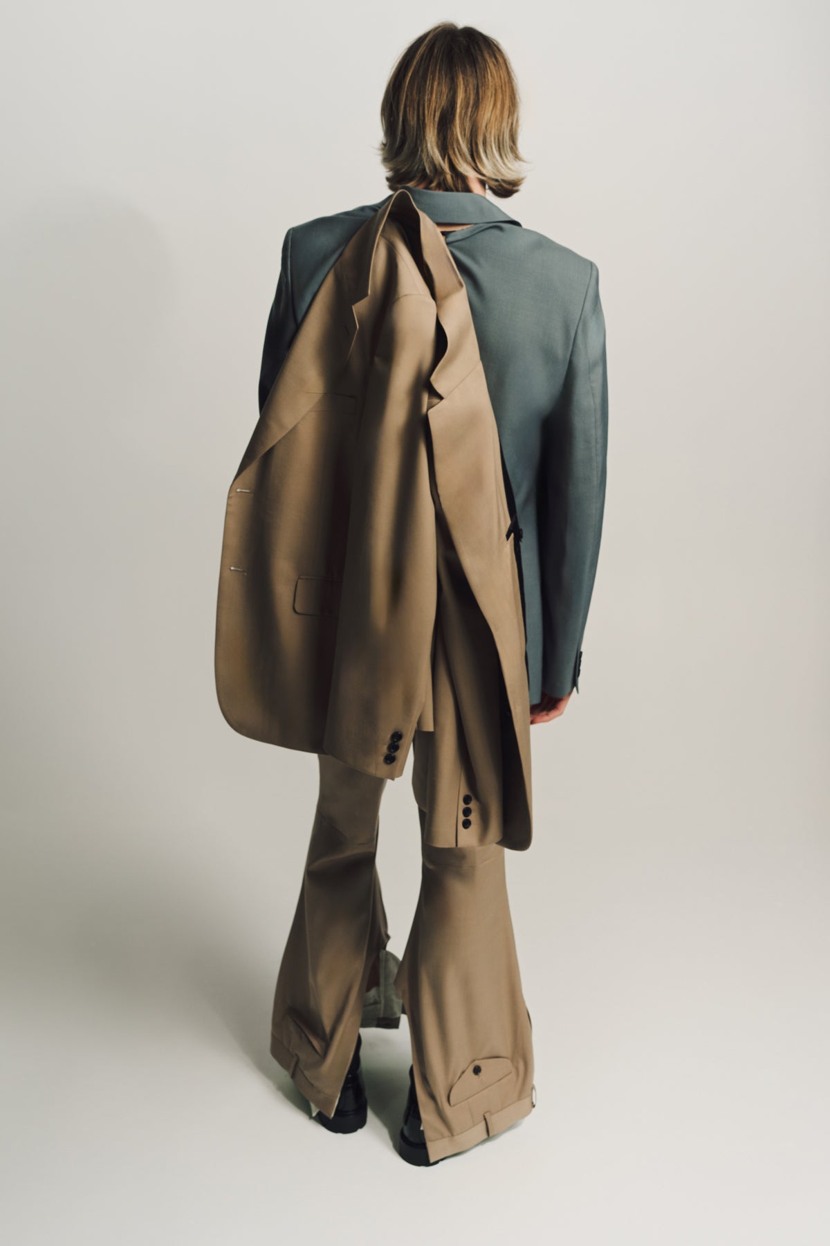 COMME DES GARCONS HOMME PLUS | DOUBLE LAYERED BLAZER - MAXFIELD LA