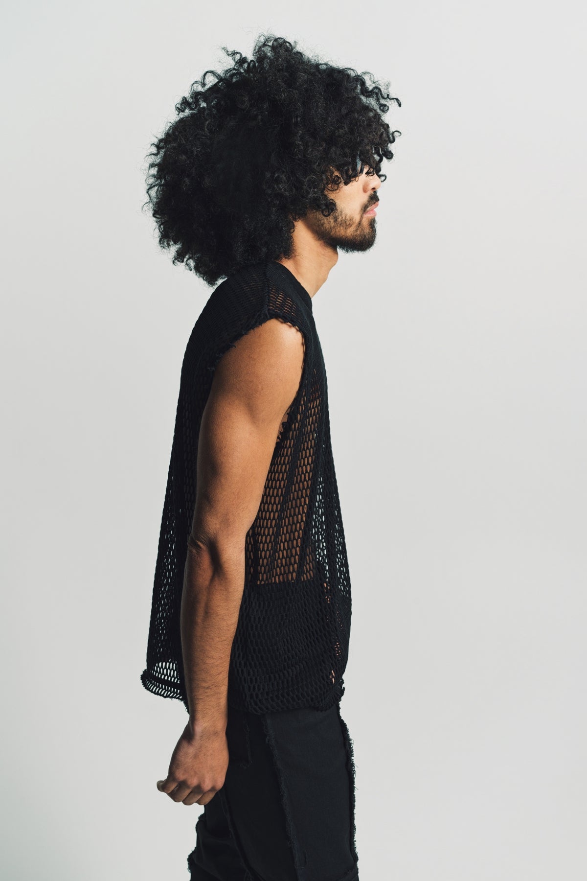 JUNYA WATANABE | SLEEVELESS MESH TOP - MAXFIELD LA