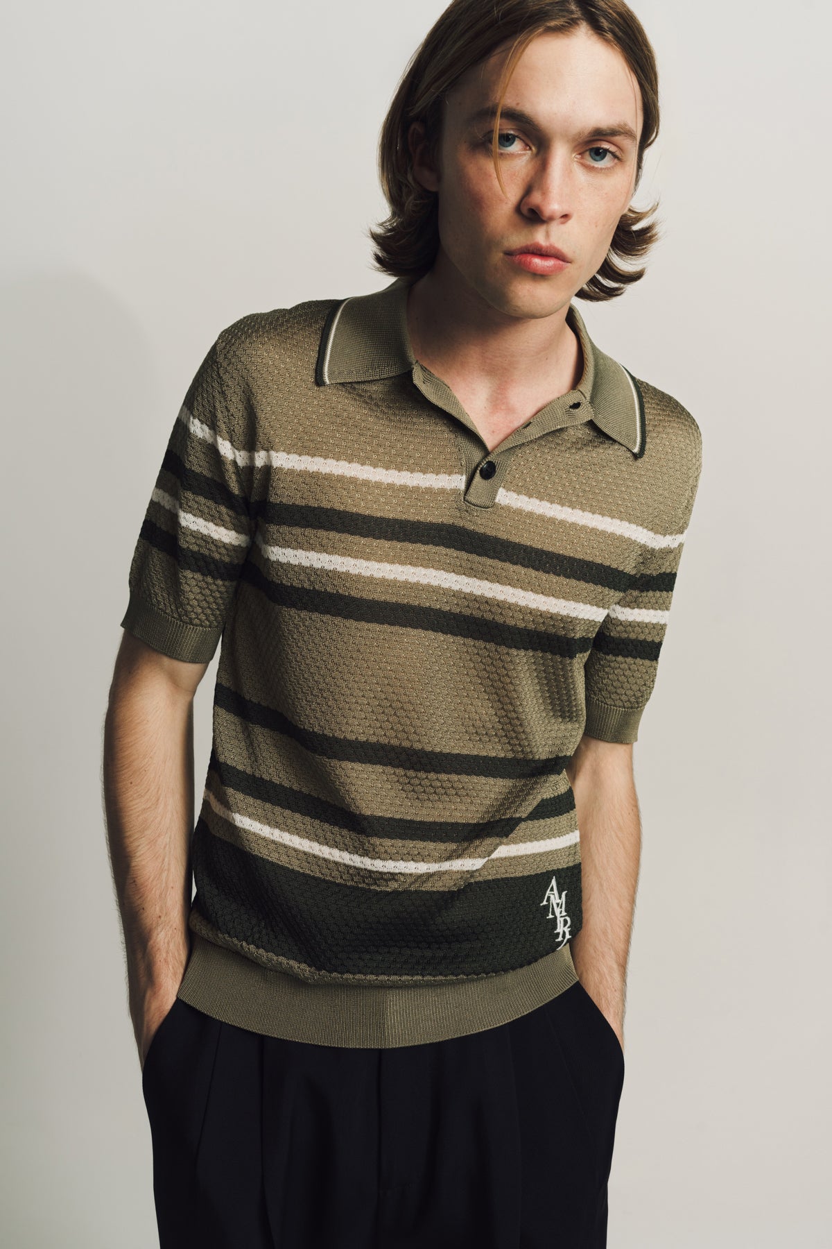 AMIRI | STRIPED POLO - MAXFIELD LA