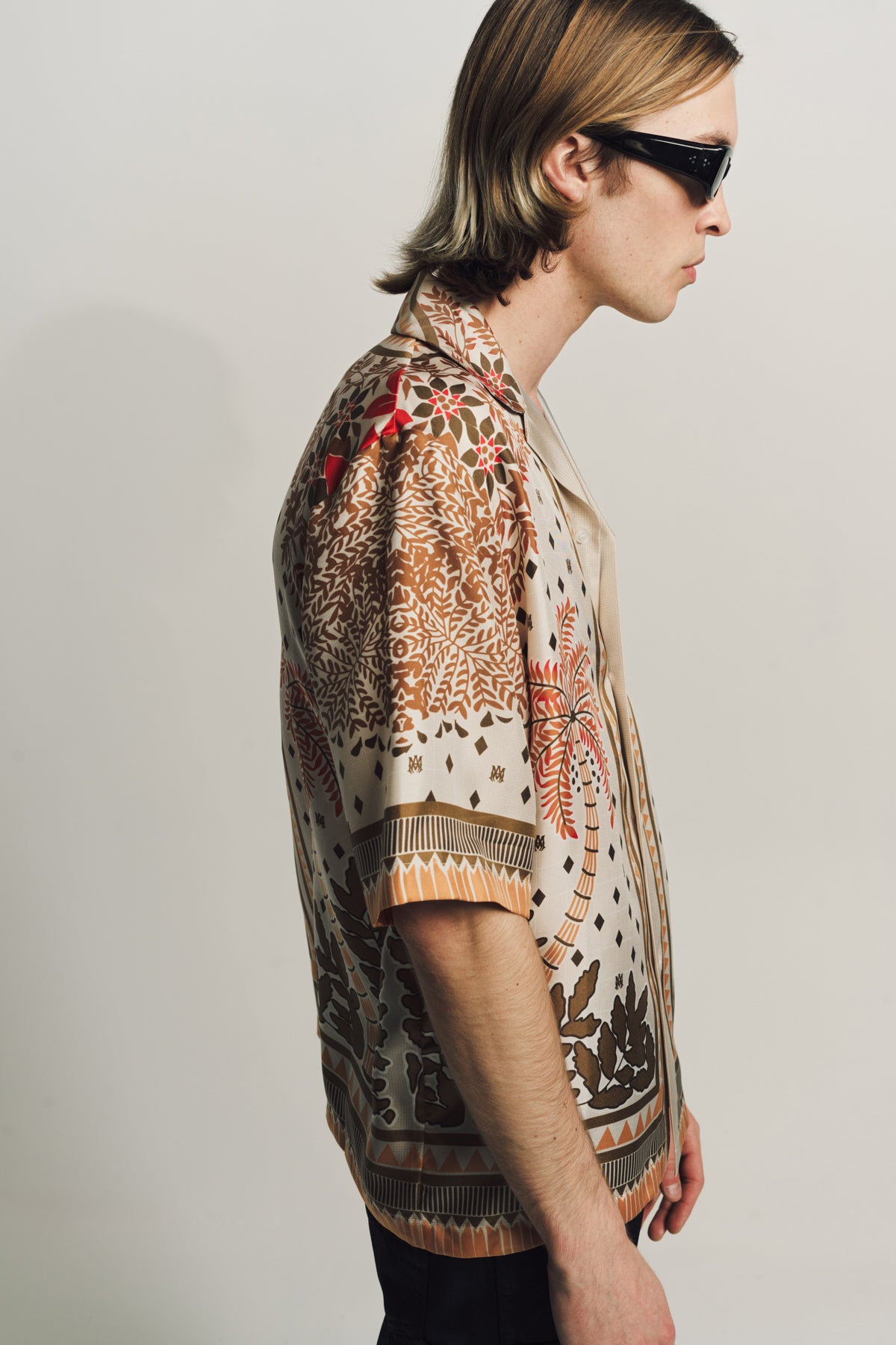 AMIRI | PALM TREE BOWLING SHIRT - MAXFIELD LA