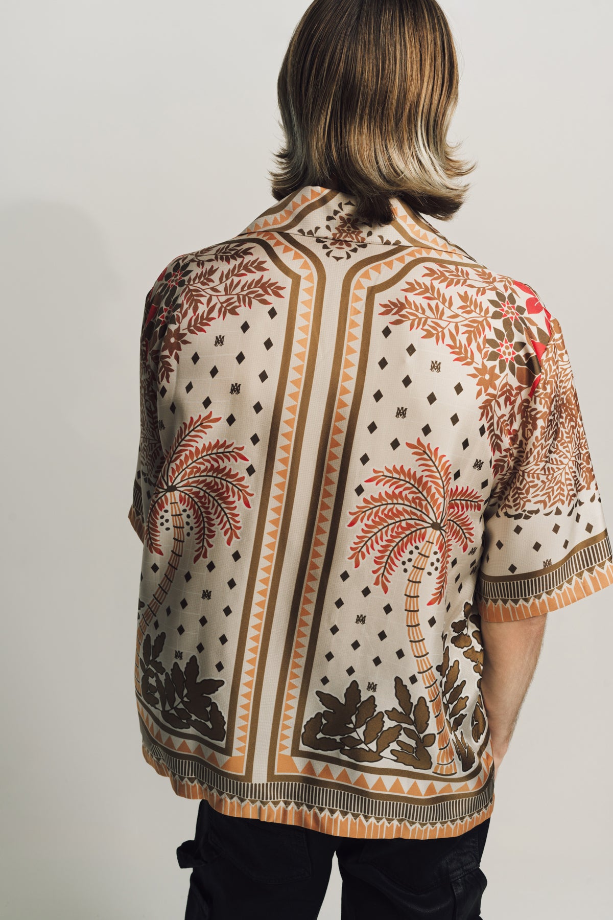 AMIRI | PALM TREE BOWLING SHIRT - MAXFIELD LA