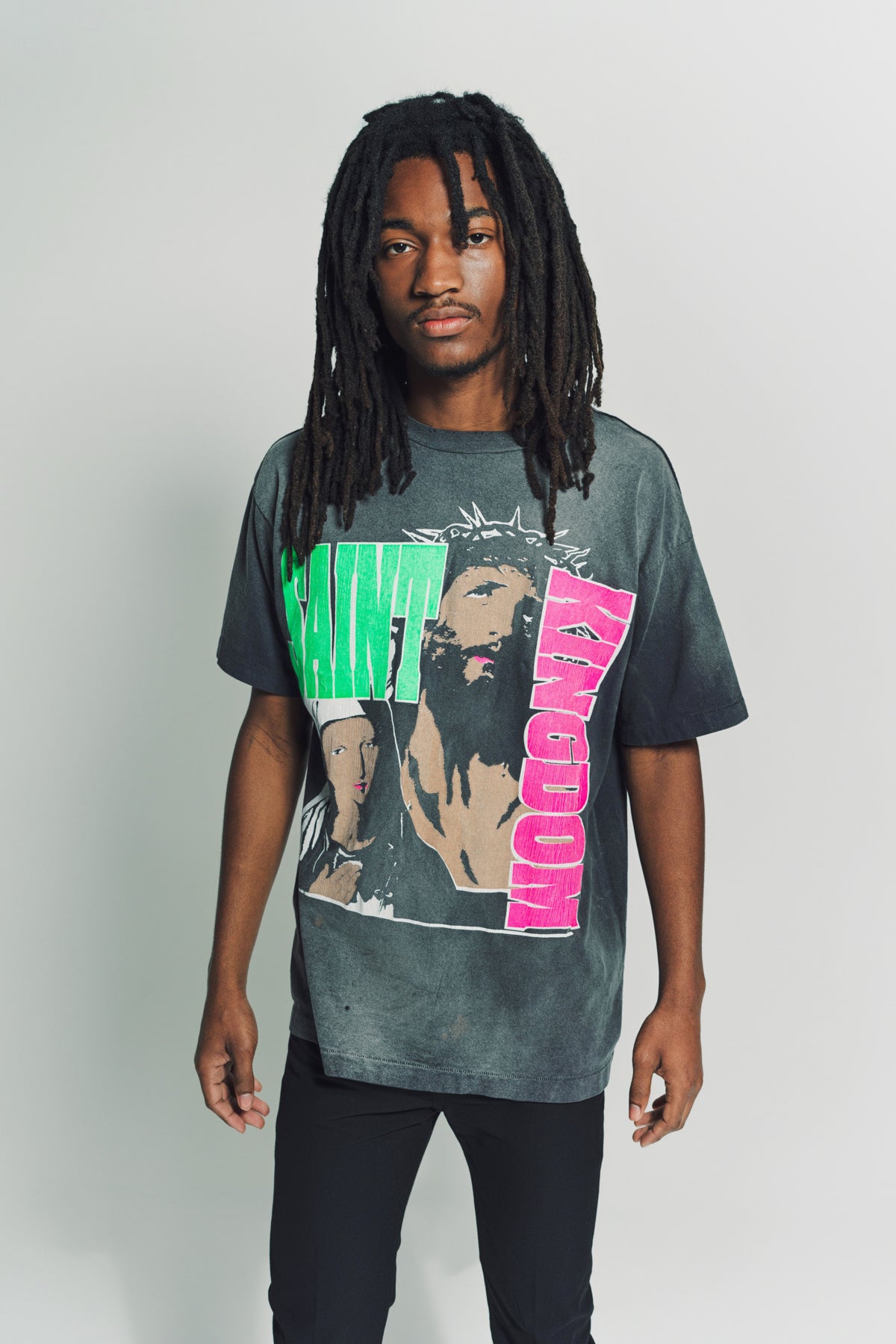 SAINT MICHAEL | ST. KINGDOM LASTMAN TEE - MAXFIELD LA