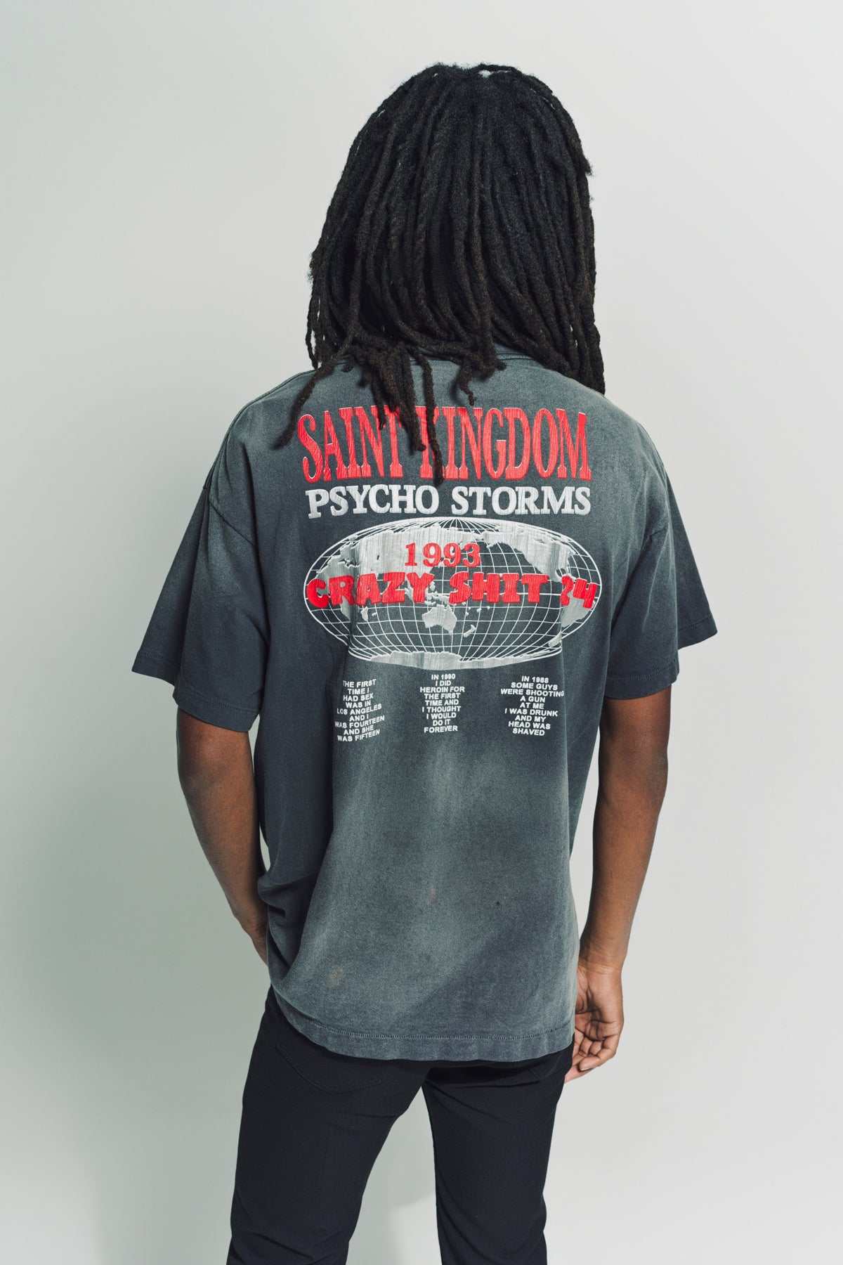 SAINT MICHAEL | ST. KINGDOM LASTMAN TEE - MAXFIELD LA