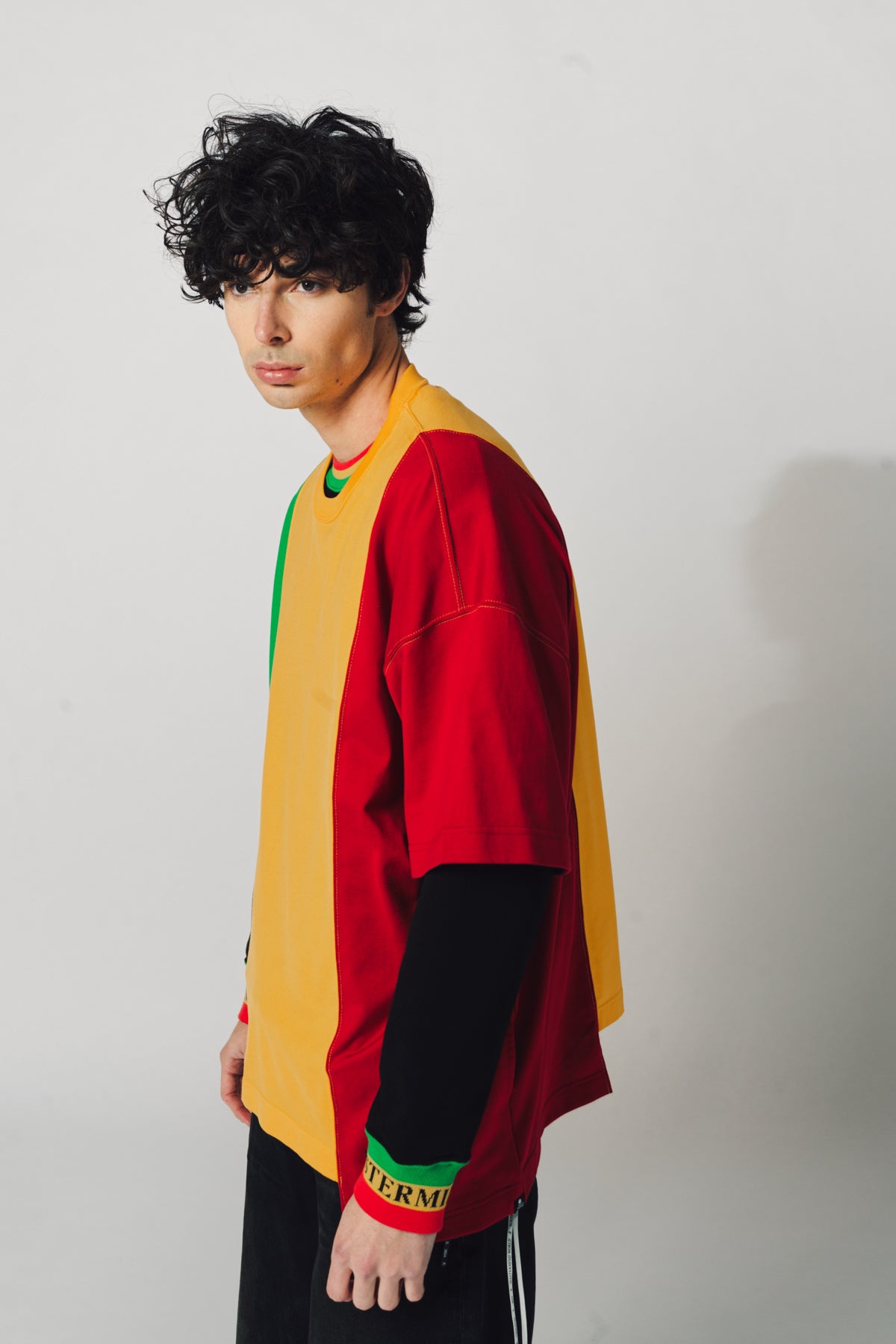 MASTERMIND | RASTA PATCHWORK PONCHO - MAXFIELD LA