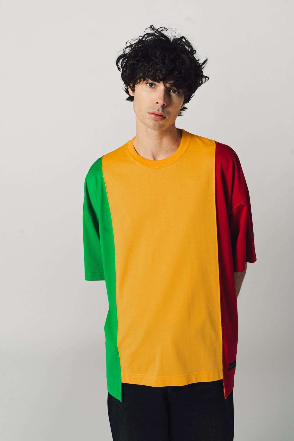 MASTERMIND | RASTA PATCHWORK PONCHO - MAXFIELD LA
