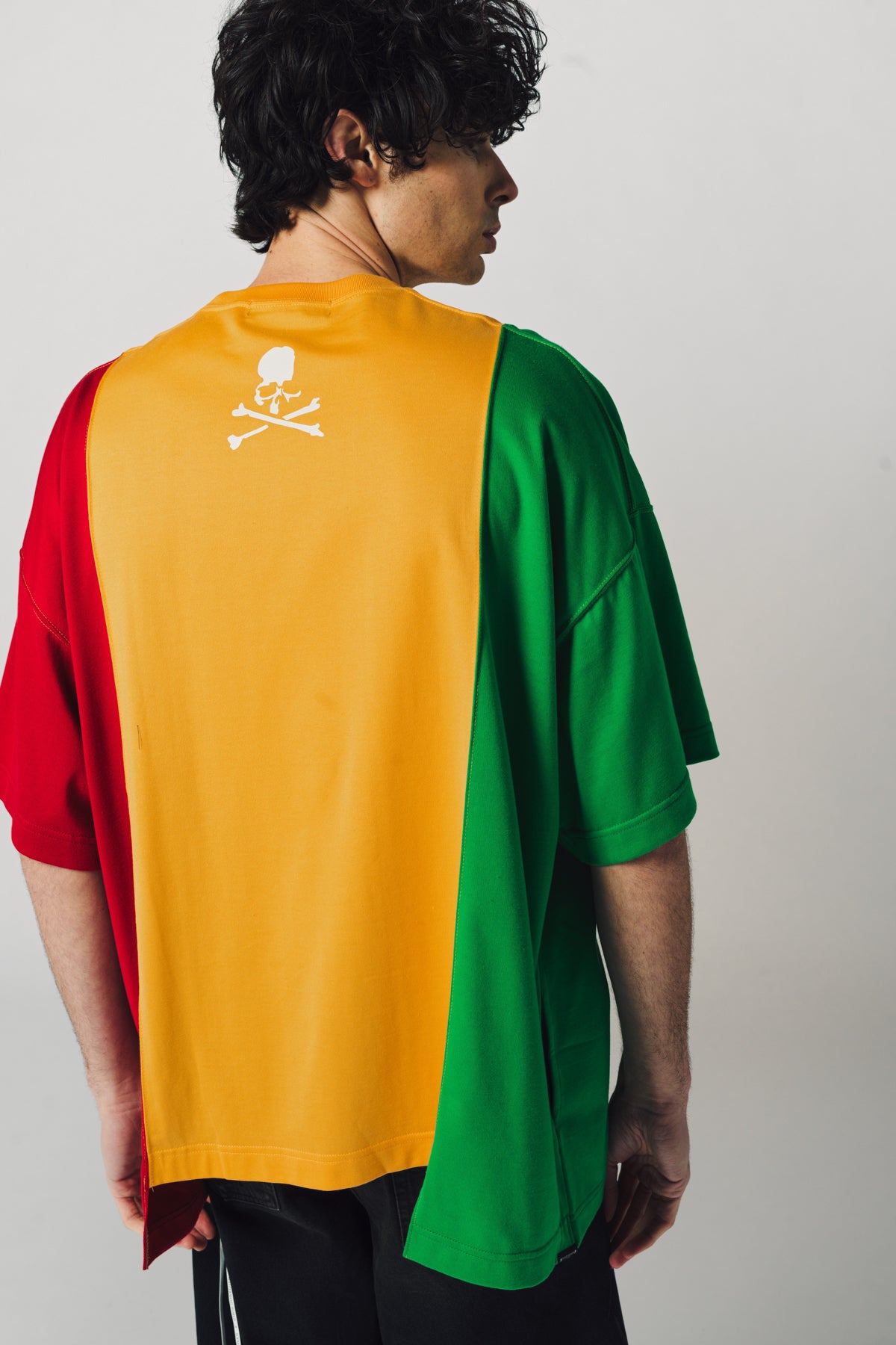 MASTERMIND | RASTA PATCHWORK PONCHO - MAXFIELD LA