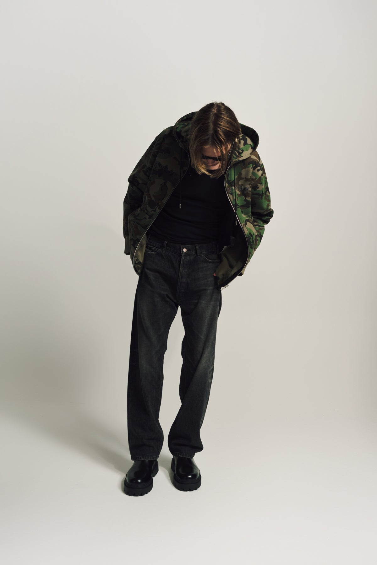 MASTERMIND | CAMO ZIP-UP HOODIE - MAXFIELD LA