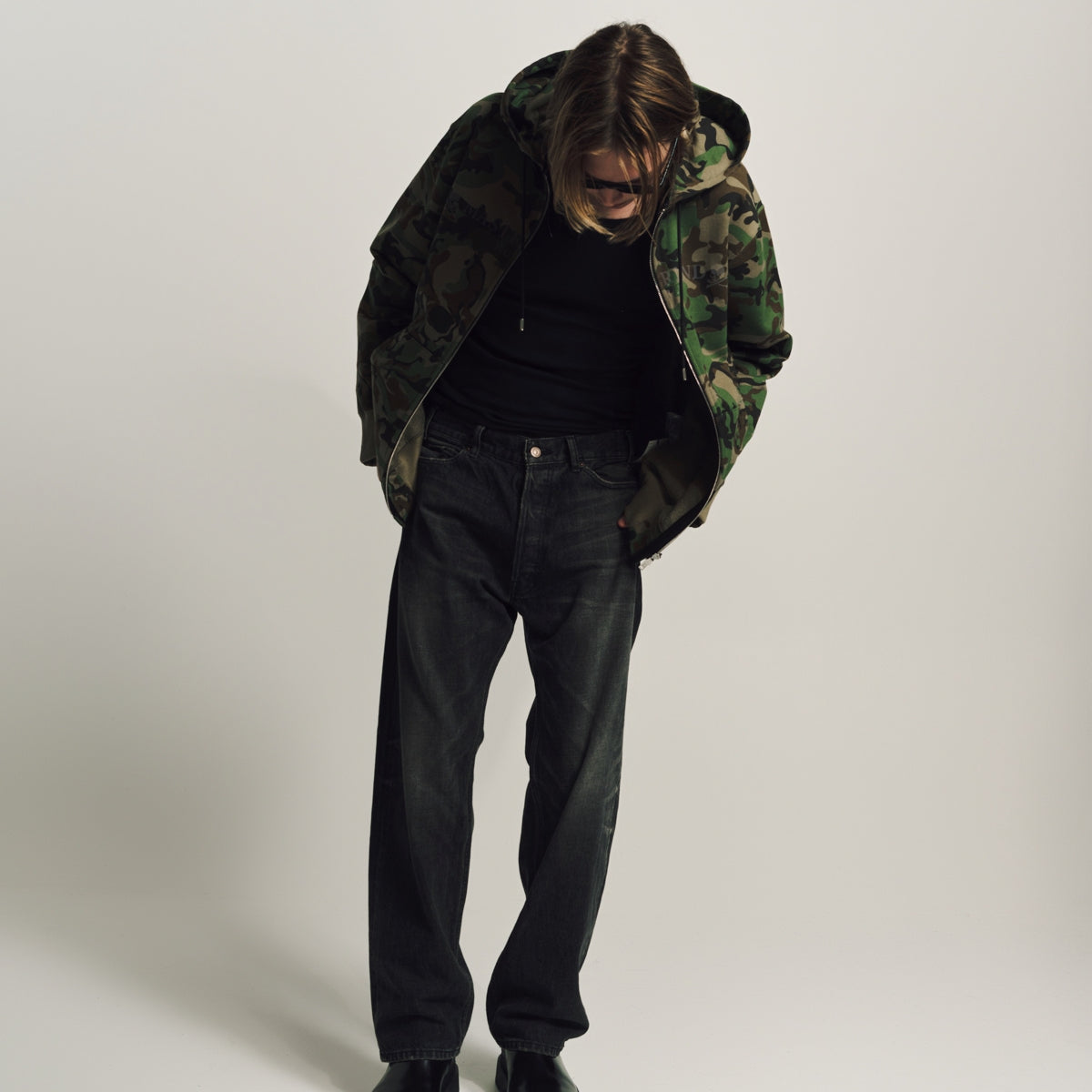 MASTERMIND | CAMO ZIP-UP HOODIE