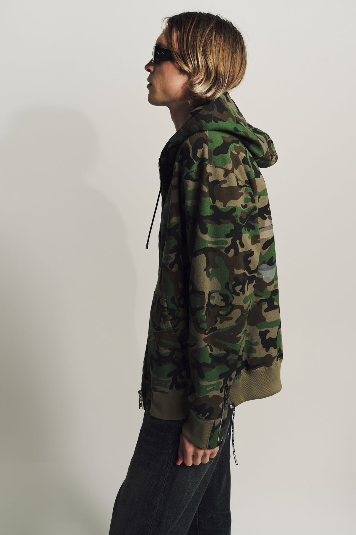 MASTERMIND | CAMO ZIP-UP HOODIE - MAXFIELD LA