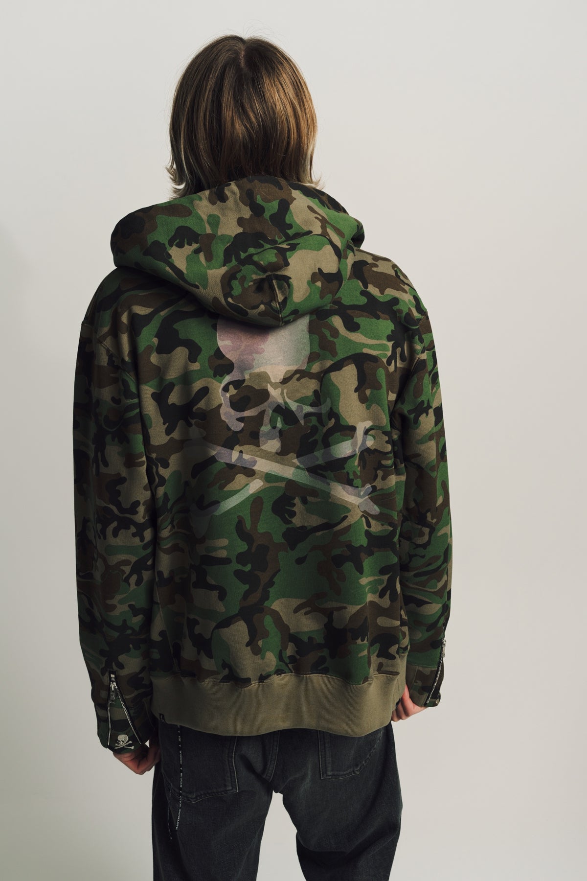MASTERMIND | CAMO ZIP-UP HOODIE - MAXFIELD LA