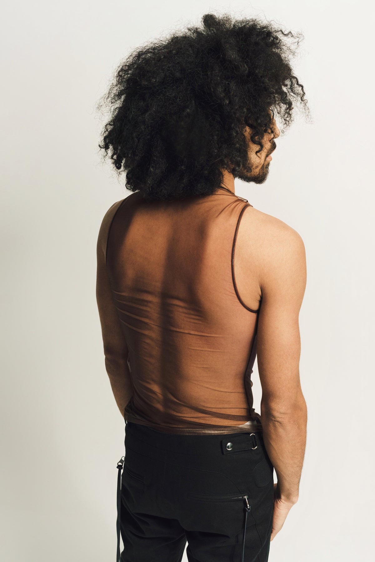 COURRÈGES | SLEEVELESS AURA TULLE TOP - MAXFIELD LA