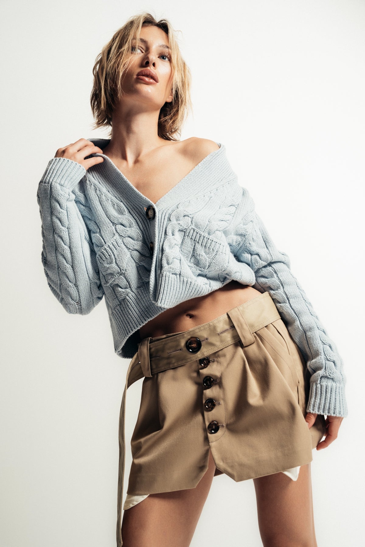 MERYLL ROGGE | TRENCH SKIRT - MAXFIELD LA