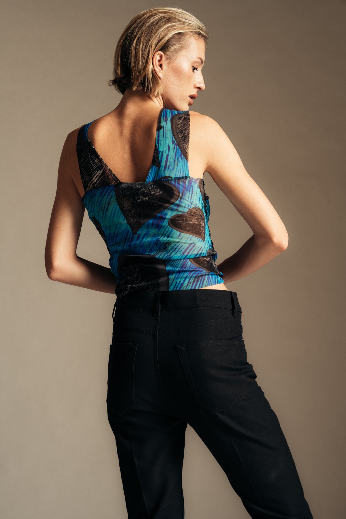 PAULA CANOVAS DEL VAS | DIAMOND MESH TOP