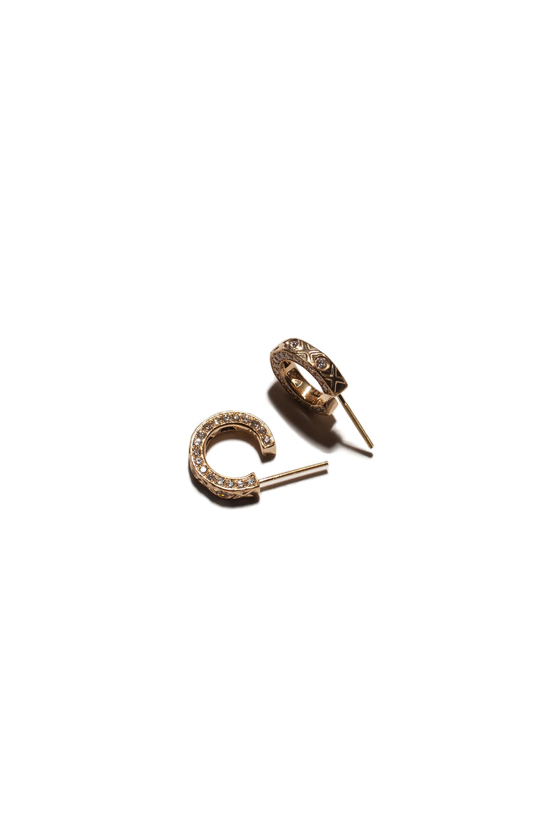 J & F | TRISTAN & ISOLDE SMALL HOOP EARRINGS