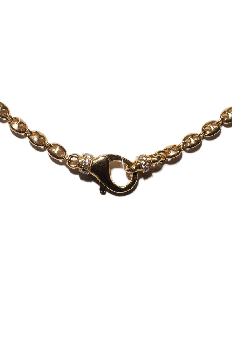 J & F | FRED SMALL LINK AURORA NECKLACE