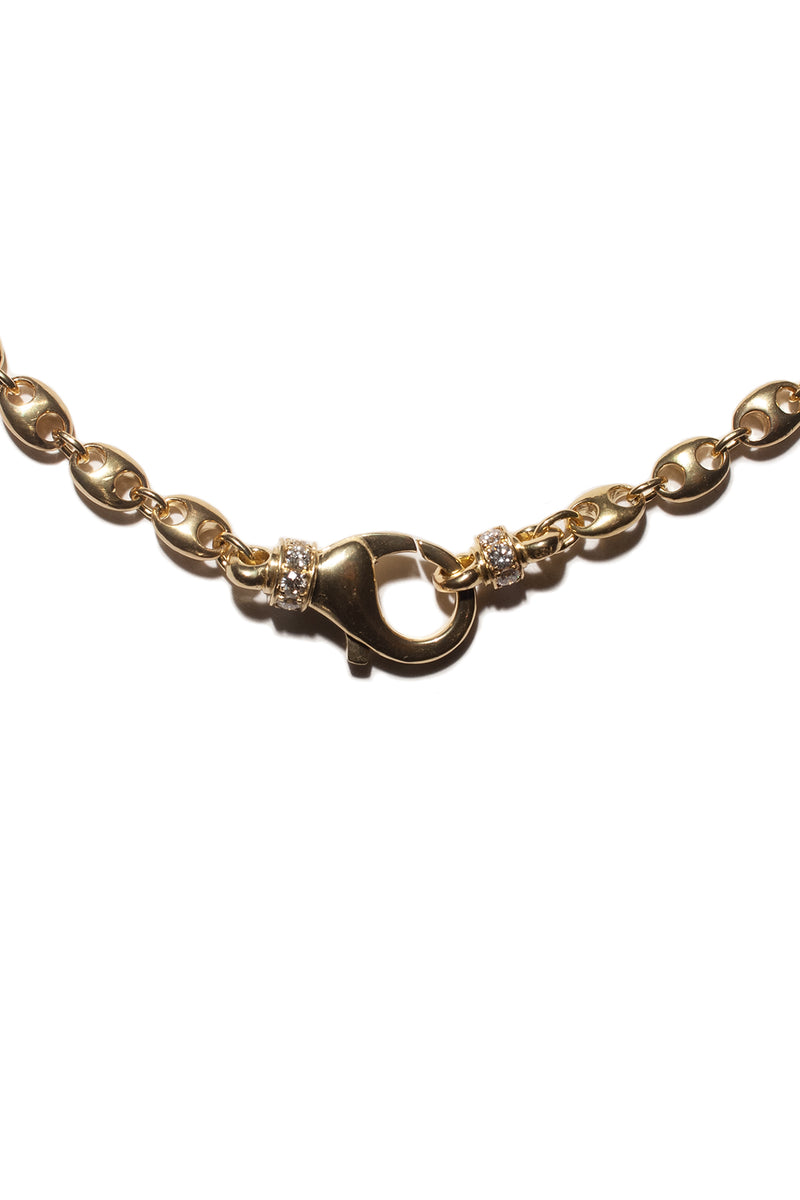 J & F | FRED MEDIUM LINK AURORA NECKLACE