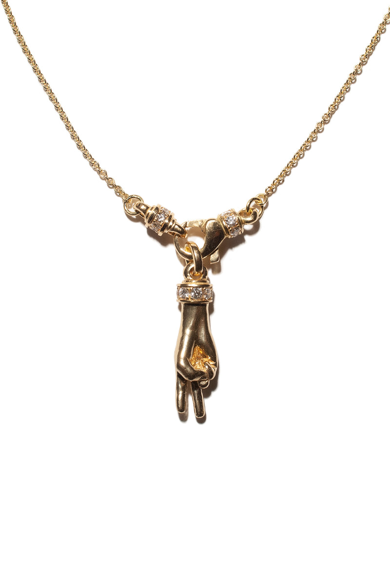 J & F | THE PEACE SIGN AURORA NECKLACE