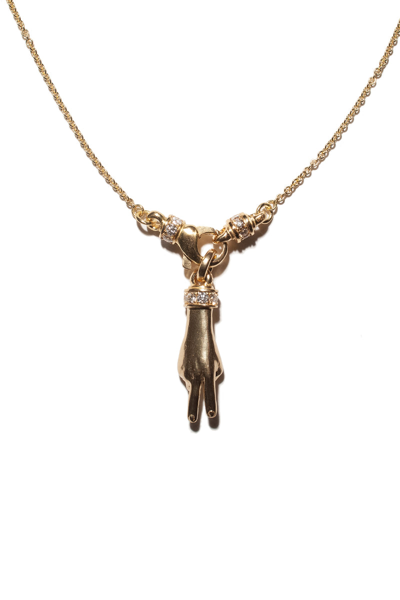 J & F | THE PEACE SIGN AURORA NECKLACE