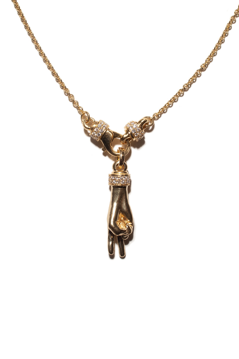 J & F | THE PEACE SIGN HEMERA NECKLACE
