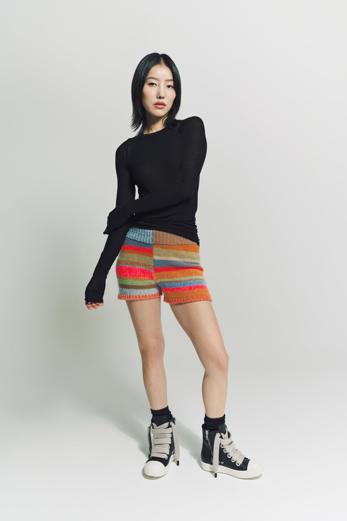 THE ELDER STATESMAN | STRIPE SUPER SOFT SHORTS - MAXFIELD LA