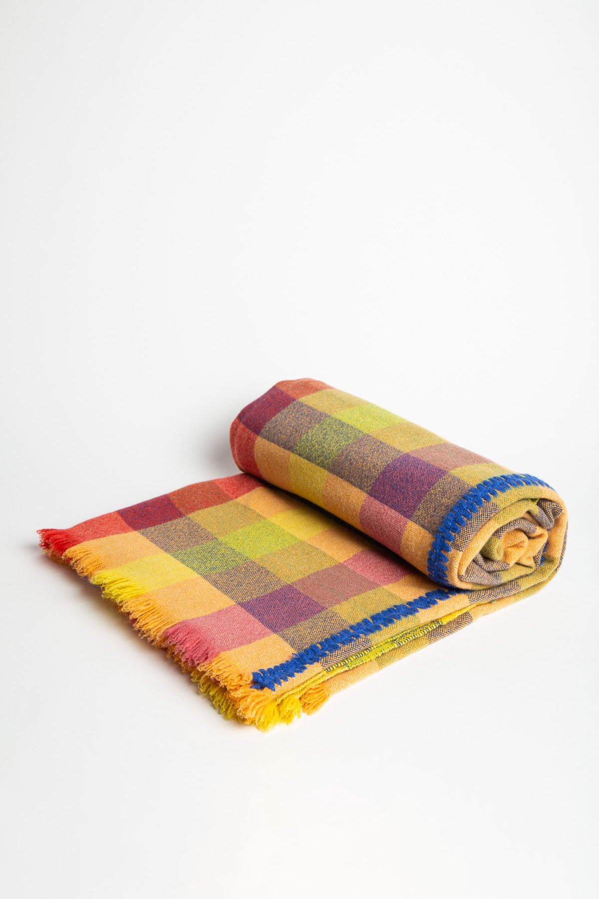 THE ELDER STATESMAN | PLAID CASHMERE BLANKET - MAXFIELD LA