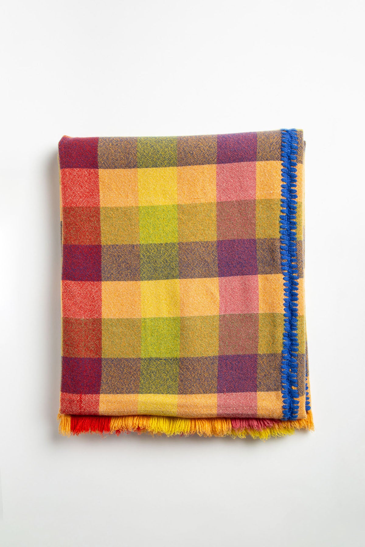 THE ELDER STATESMAN | PLAID CASHMERE BLANKET - MAXFIELD LA