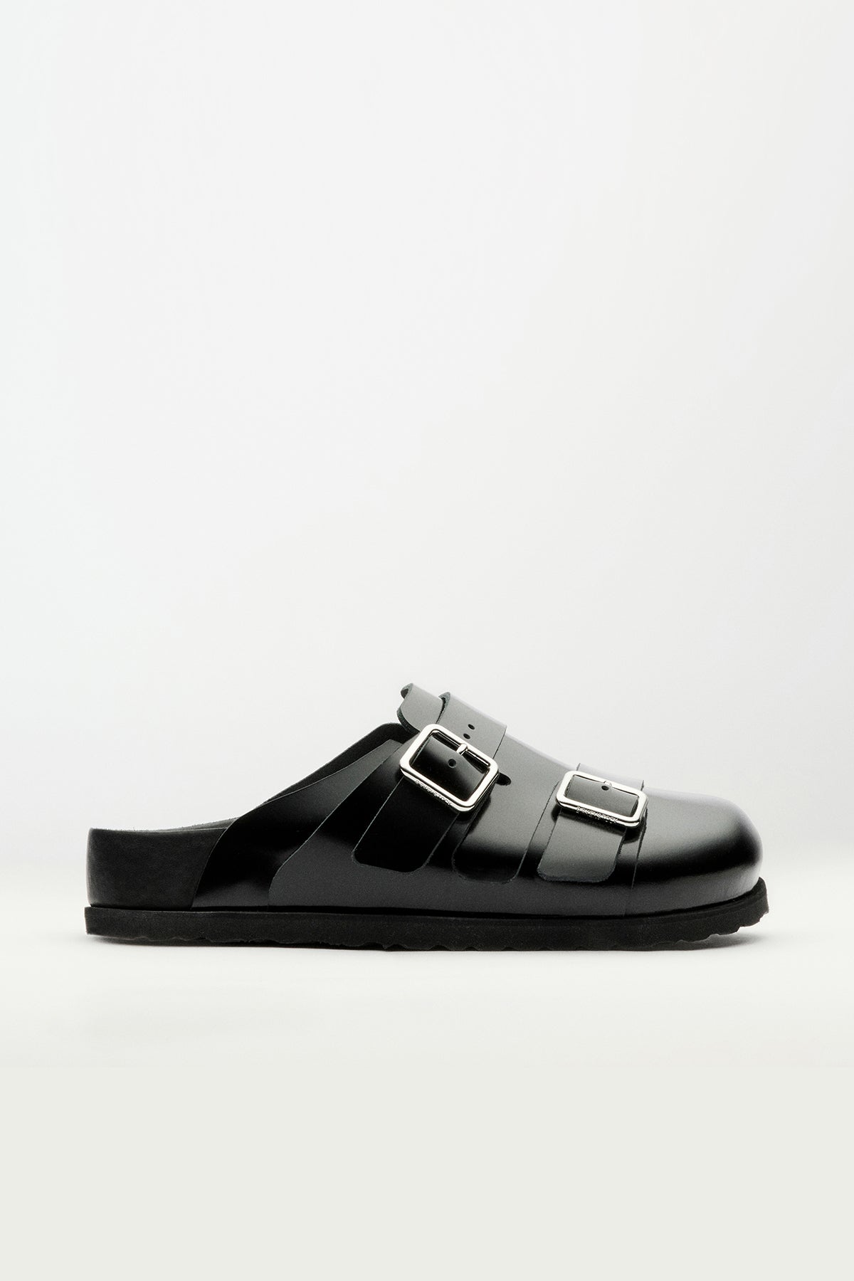 BIRKENSTOCK | WOMENS 222 WEST SHINY LEATHER SANDALS - MAXFIELD LA