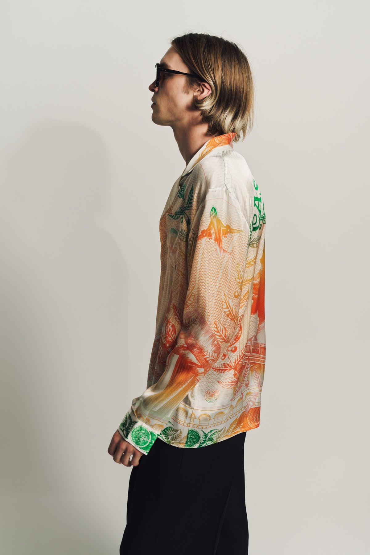 CASABLANCA | LA MONNAIE LONG SLEEVE SHIRT - MAXFIELD LA