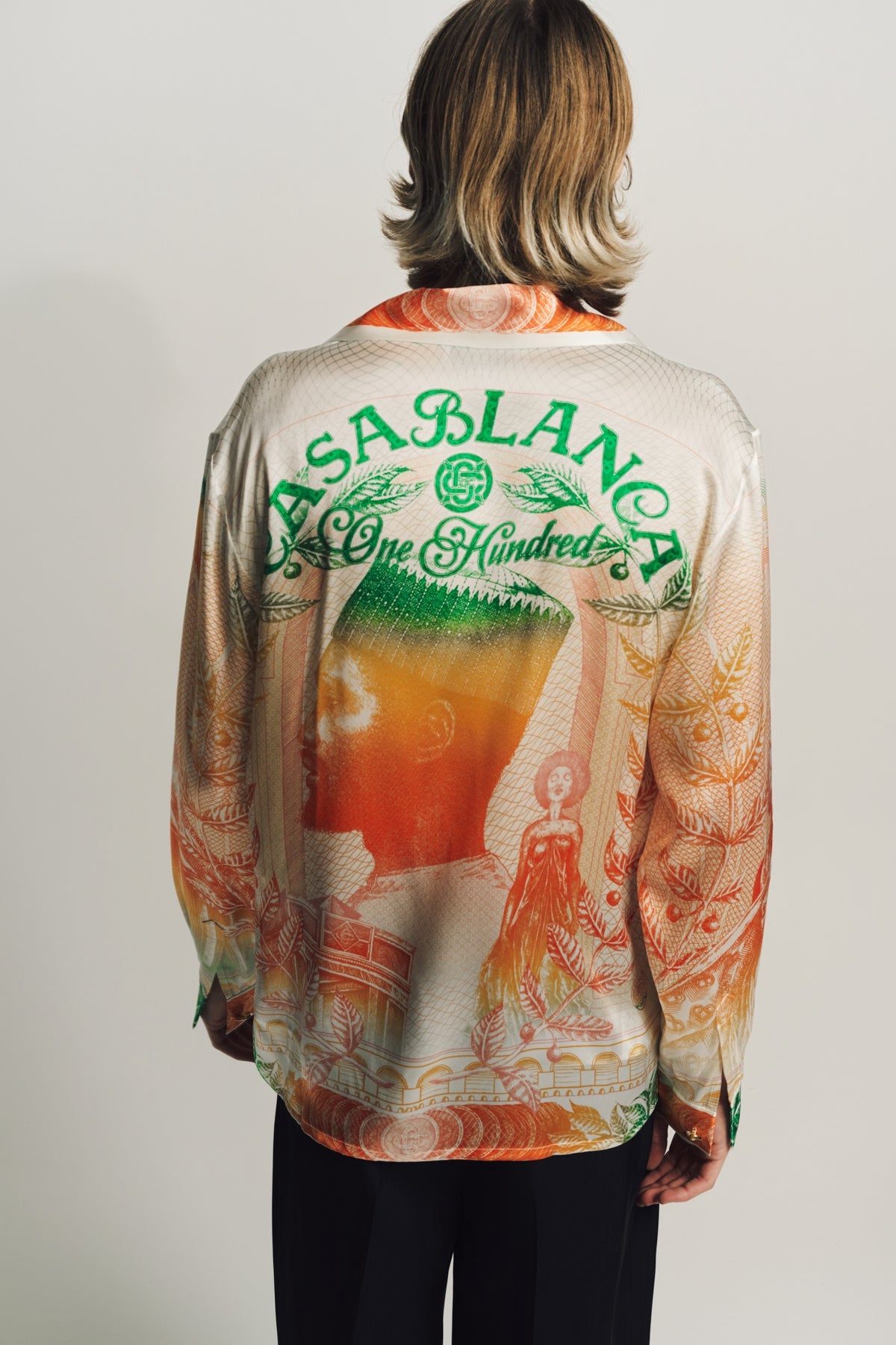 CASABLANCA | LA MONNAIE LONG SLEEVE SHIRT - MAXFIELD LA