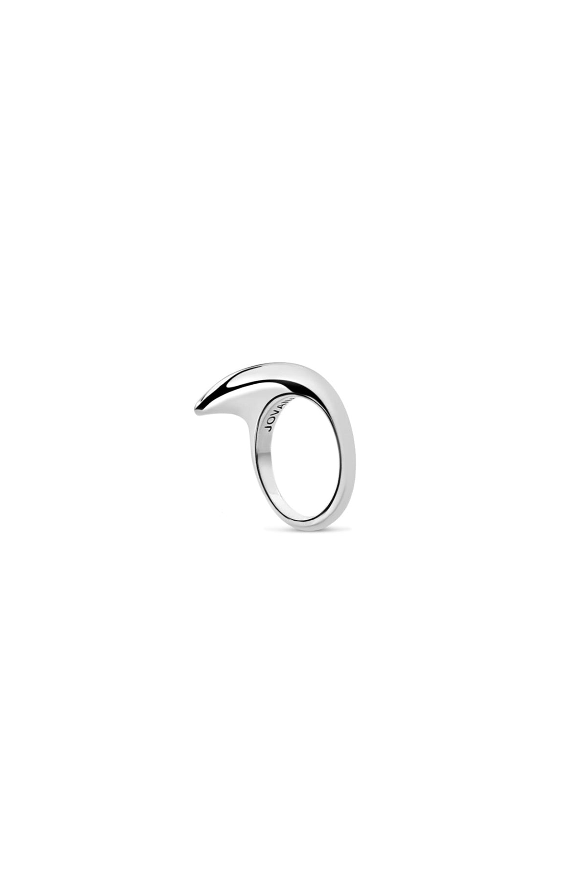 JOVANA DJURIC | SMALL SILVER SLICE RING - MAXFIELD LA