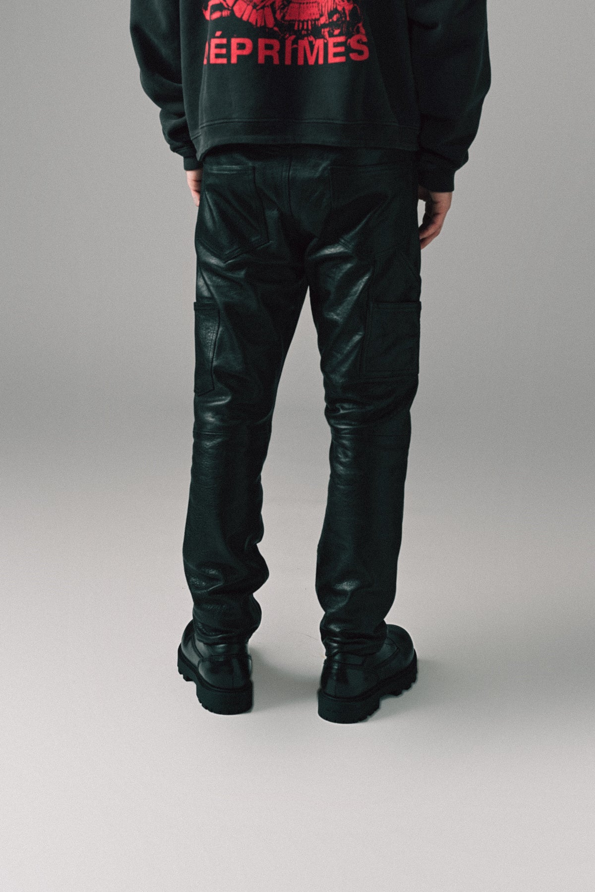 ENFANTS RICHES DÉPRIMÉS | LEATHER CARPENTER JEANS - MAXFIELD LA