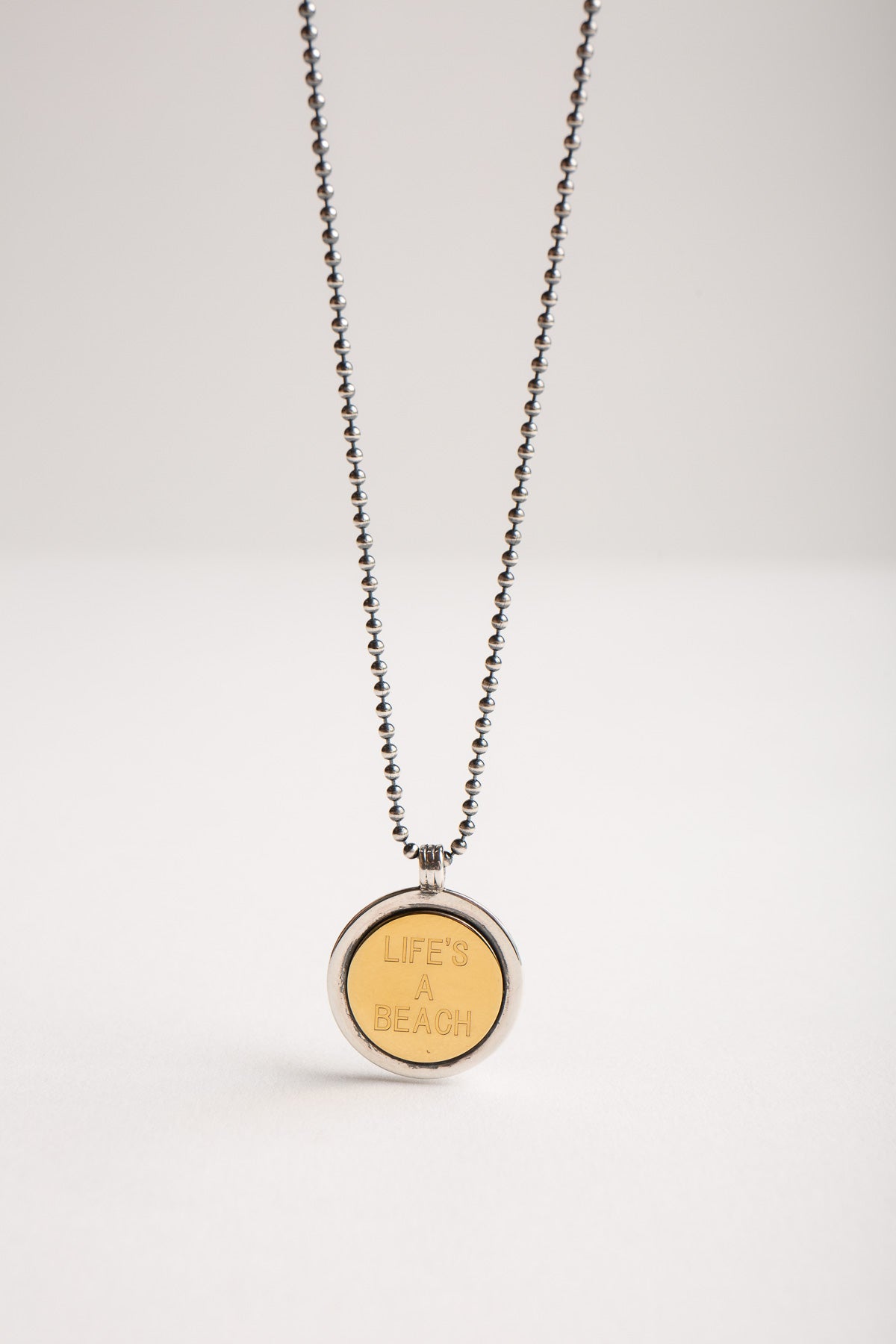 BLIND MAN TOGS | 18K YELLOW GOLD & SILVER TIFFANY&CO BEACH DOUBLE NECKLACE