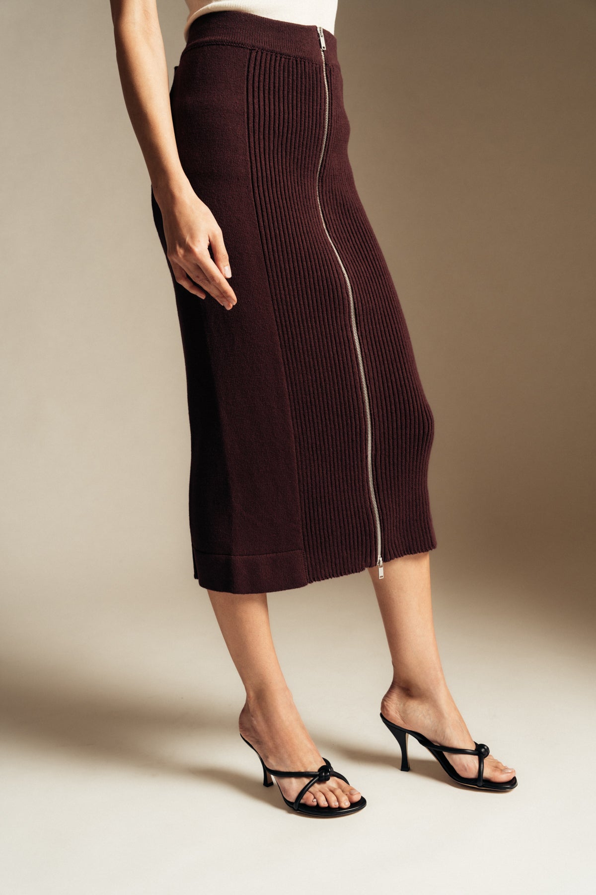 JIL SANDER | KNIT SKIRT - MAXFIELD LA